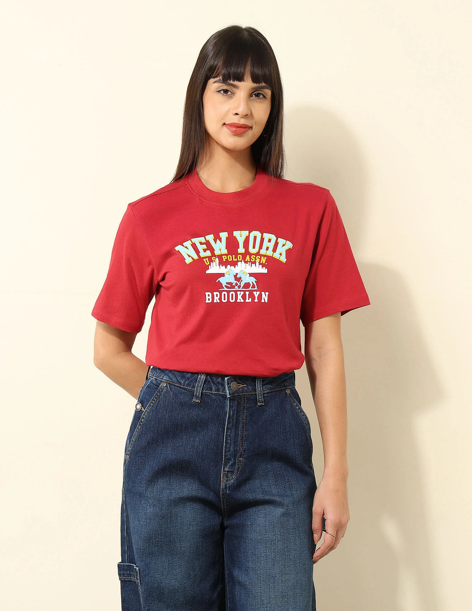 Boxy Fit Typography Printed T-Shirt - Image 6