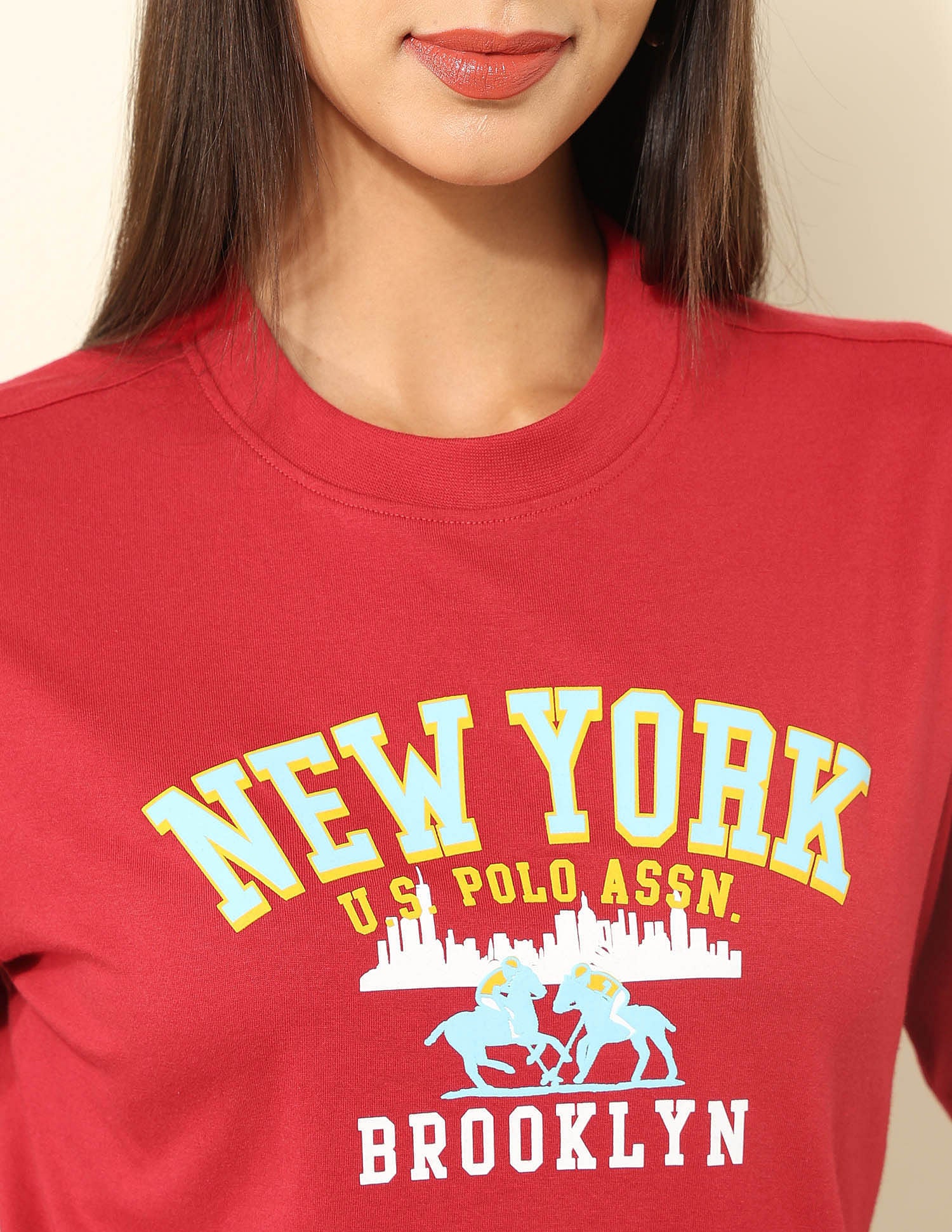 Boxy Fit Typography Printed T-Shirt - Image 7