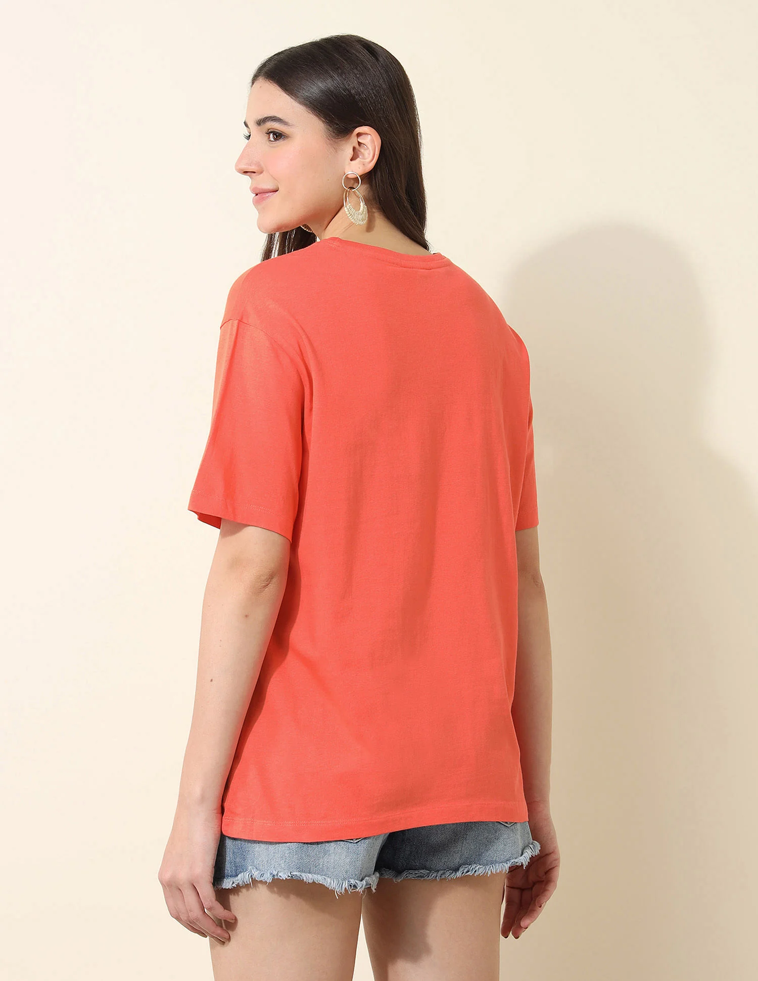 Boyfriend Fit Brand Printed T-Shirt - Image 5