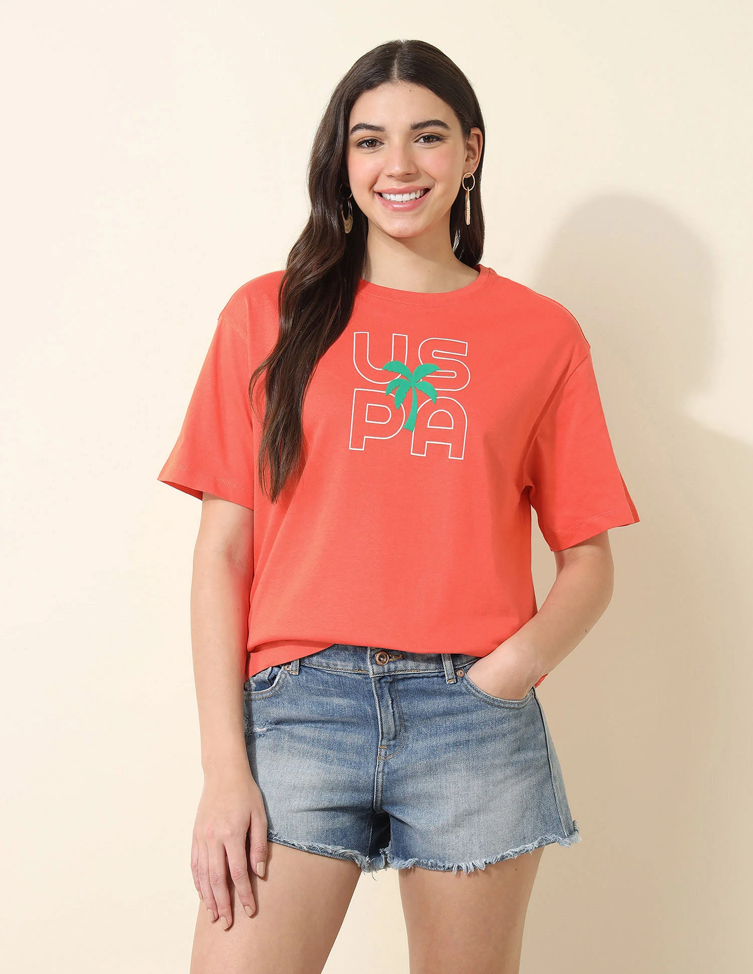 Boyfriend Fit Brand Printed T-Shirt - Image 6