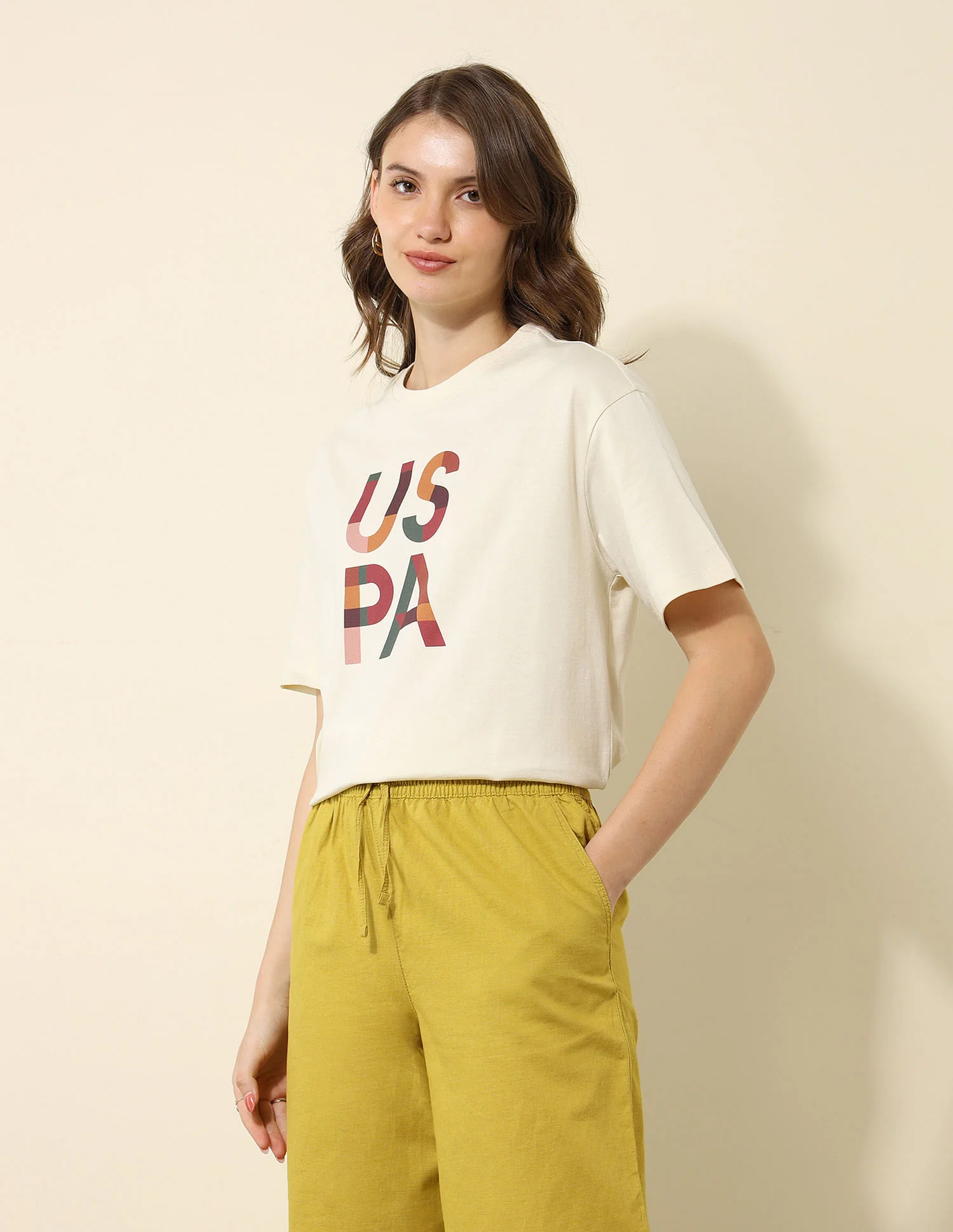 Boyfriend Fit Brand Printed T-Shirt - Image 4