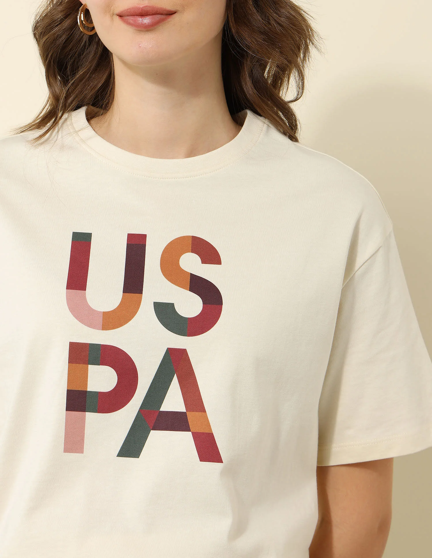 Boyfriend Fit Brand Printed T-Shirt - Image 7
