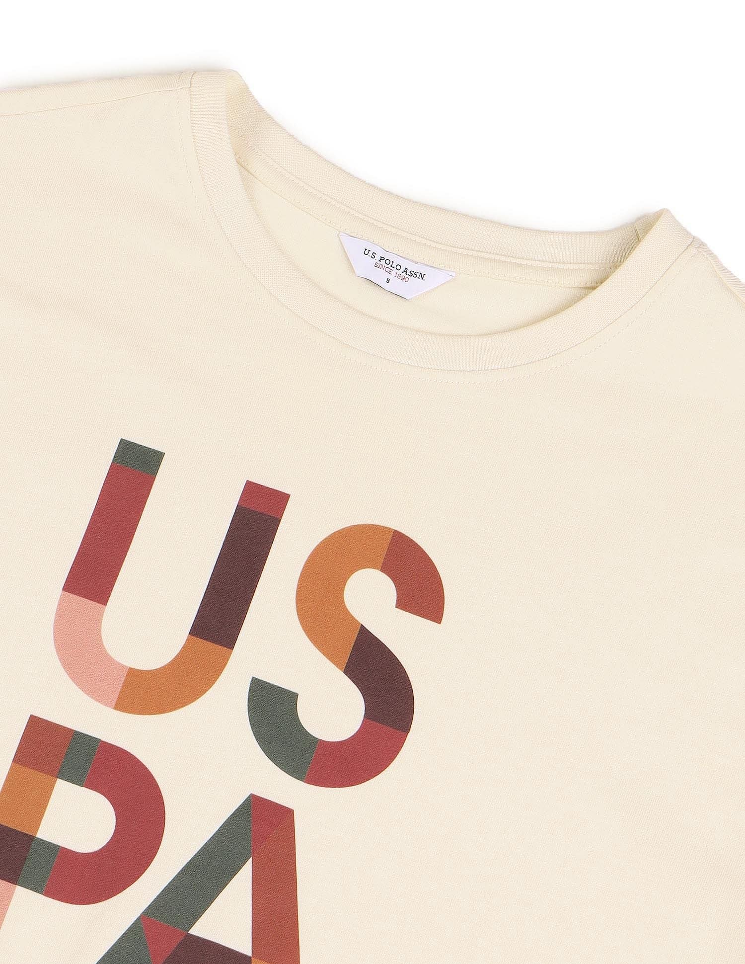Boyfriend Fit Brand Printed T-Shirt - Image 8
