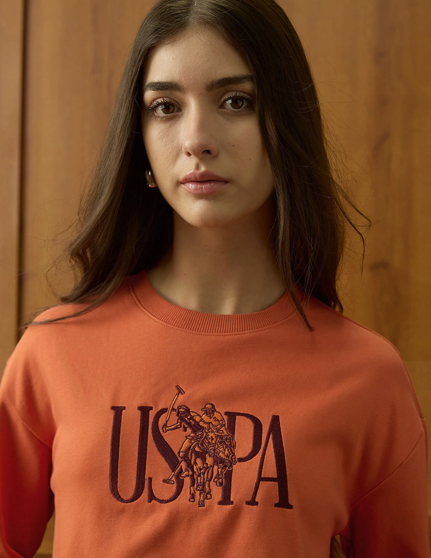 Brand Embroidered Drop Shoulder Sweatshirt - Image 7