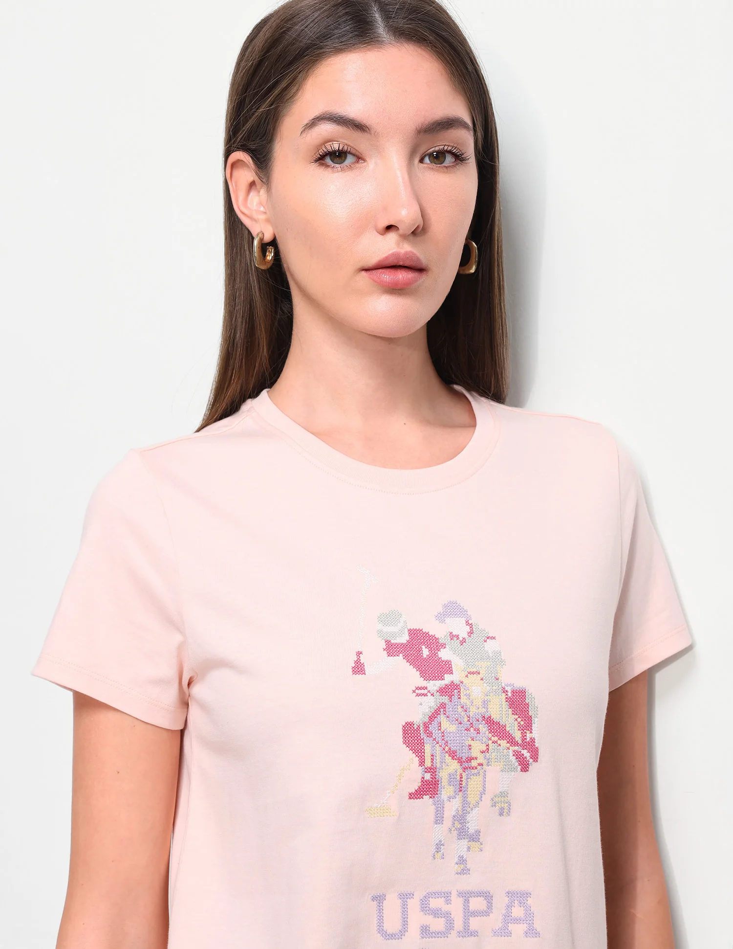 Brand Embroidered Regular Fit T-Shirt - Image 7