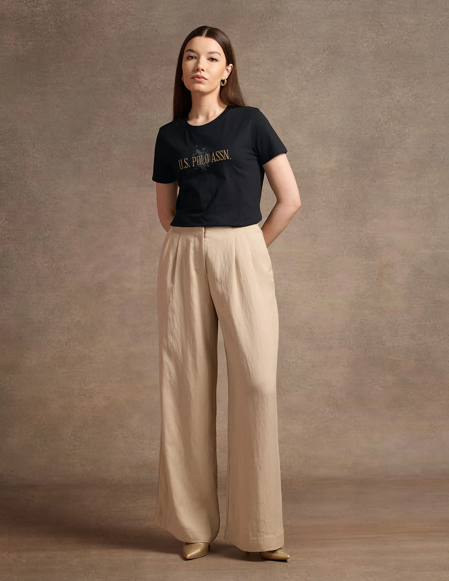 Brand Embroidered Regular Fit T-Shirt - Image 3