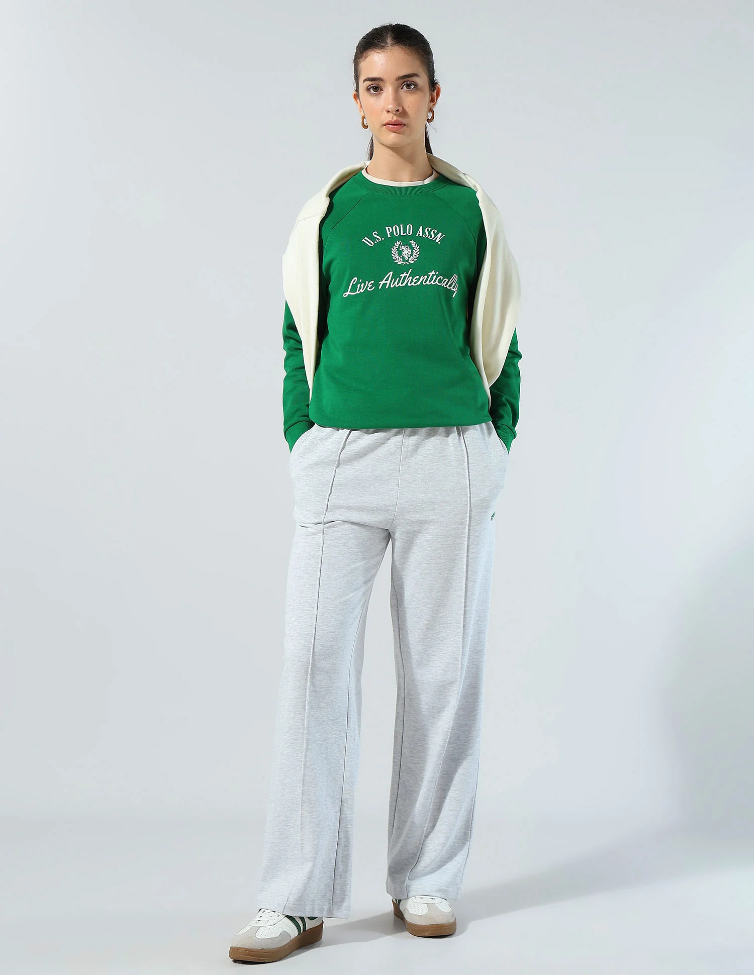 The Early Miles Brand Embroidered Sweatshirt - Image 3