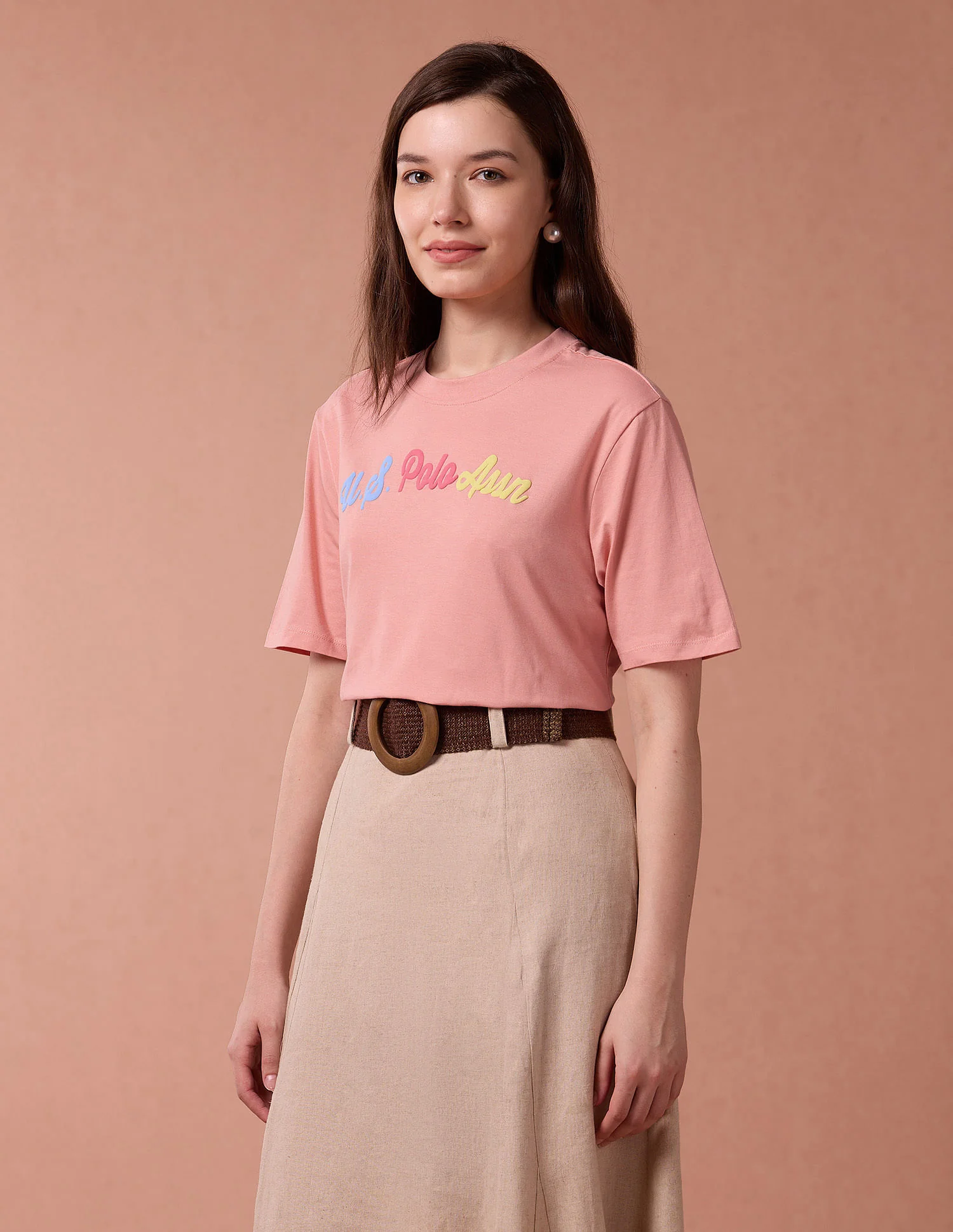Brand Print Boyfriend T-Shirt - Image 4