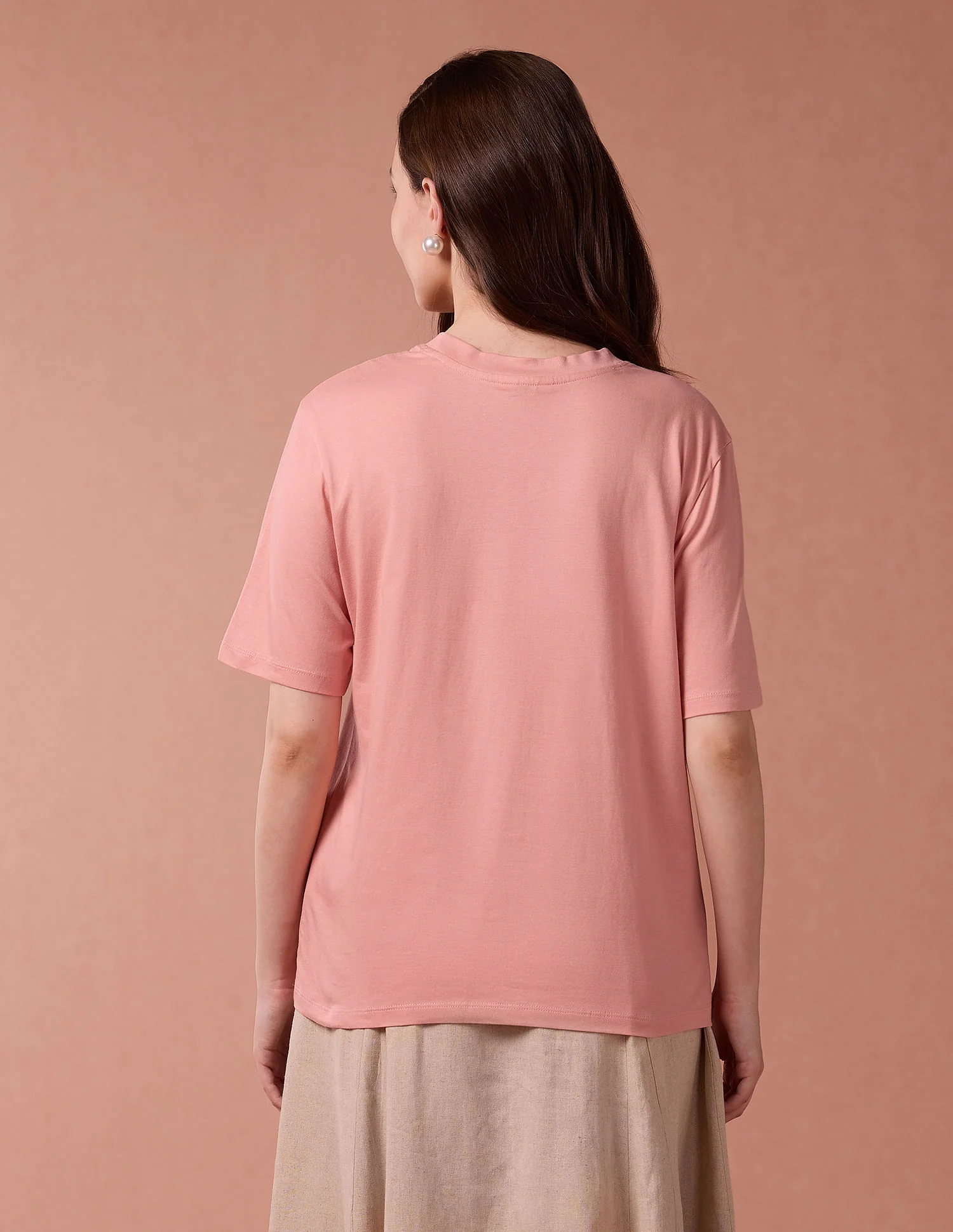 Brand Print Boyfriend T-Shirt - Image 5