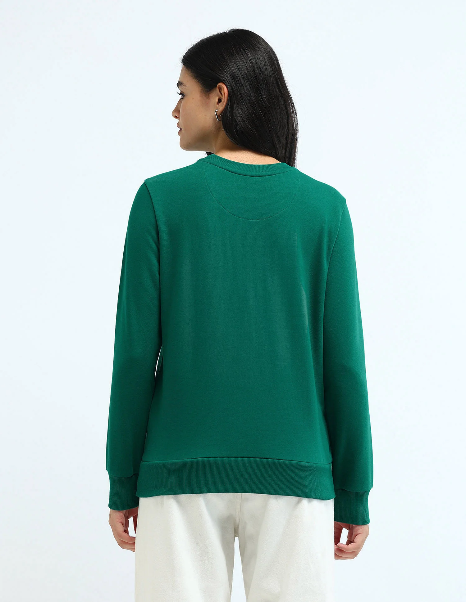 Brand Print Drop Shoulder Sweatshirt - Image 5