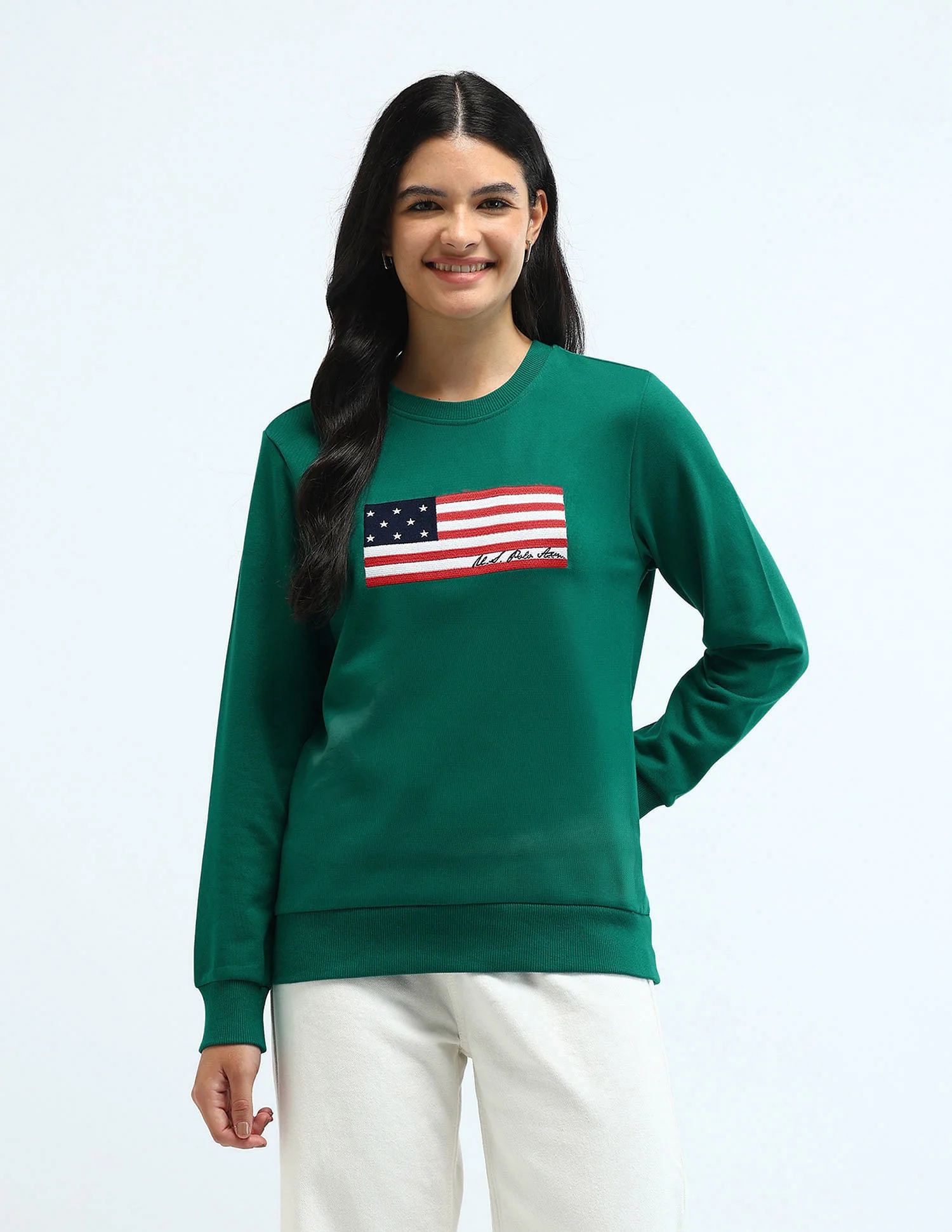 Brand Print Drop Shoulder Sweatshirt - Image 6