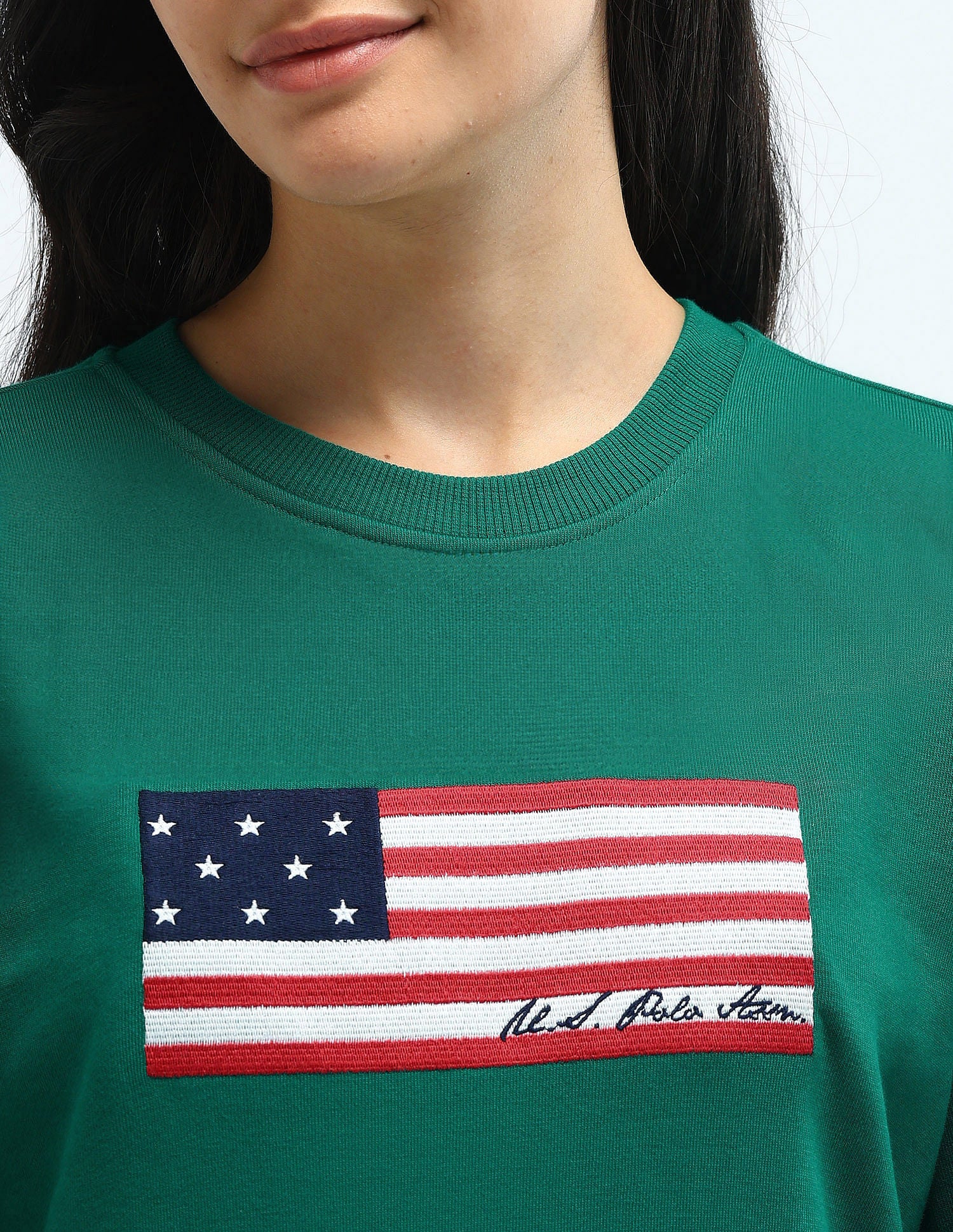 Brand Print Drop Shoulder Sweatshirt - Image 7