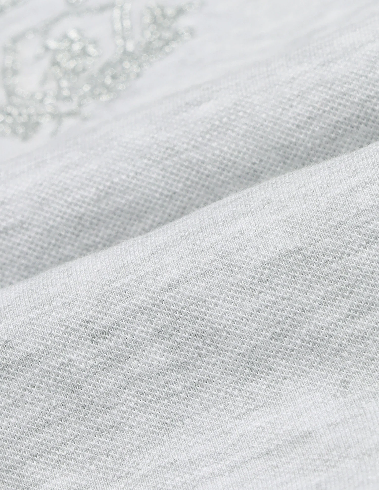 Brand Print Heathered Polo Shirt - Image 2