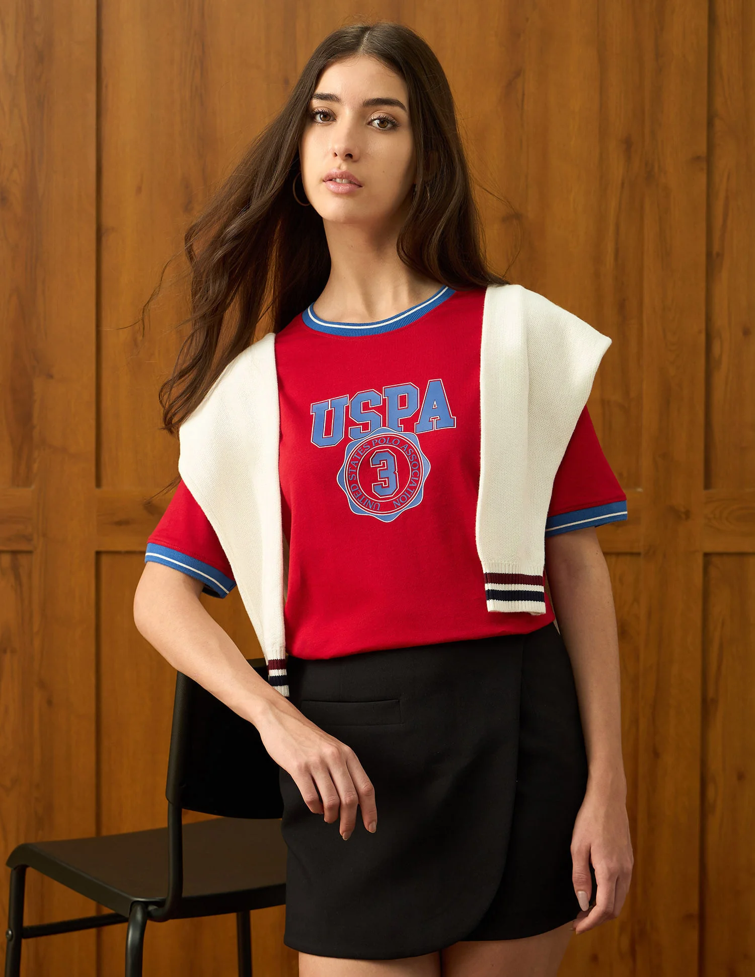Brand Printed Boxy T-Shirt - Image 2