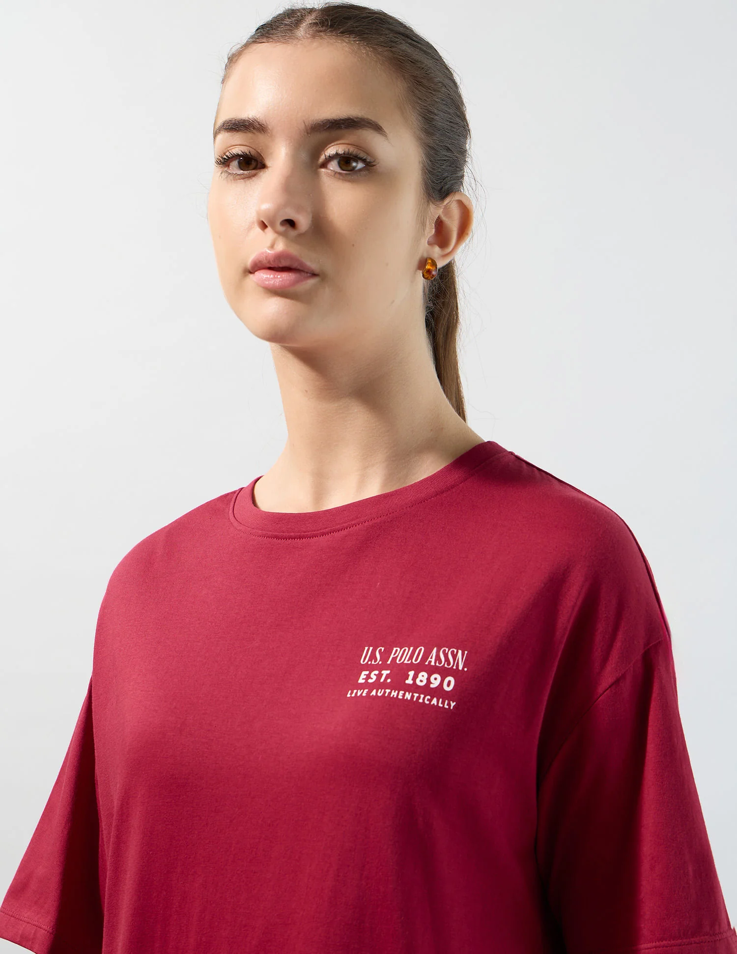 On The Go Brand Printed Boyfriend Fit T-Shirt - Image 7