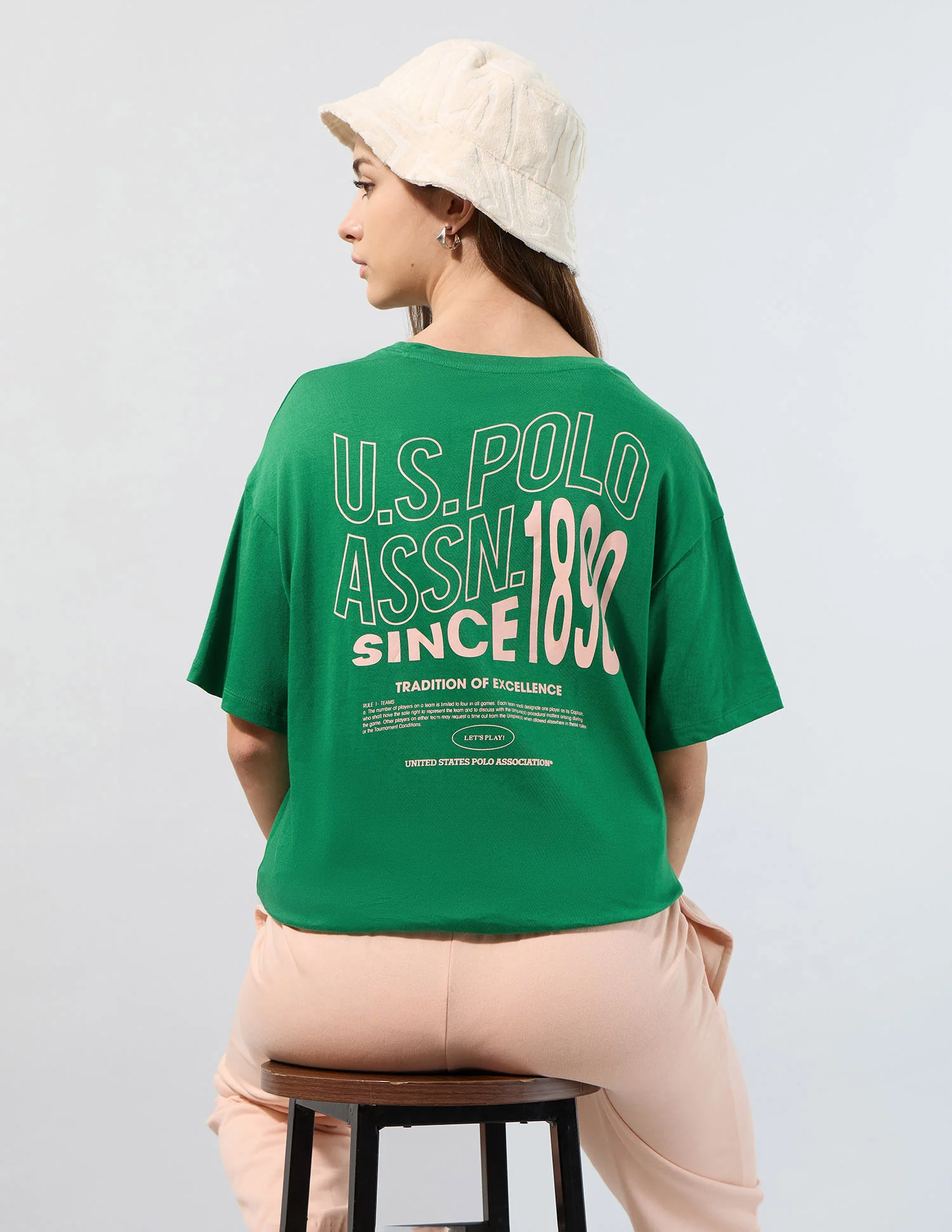 On The Go Brand Printed Boyfriend Fit T-Shirt - Image 4