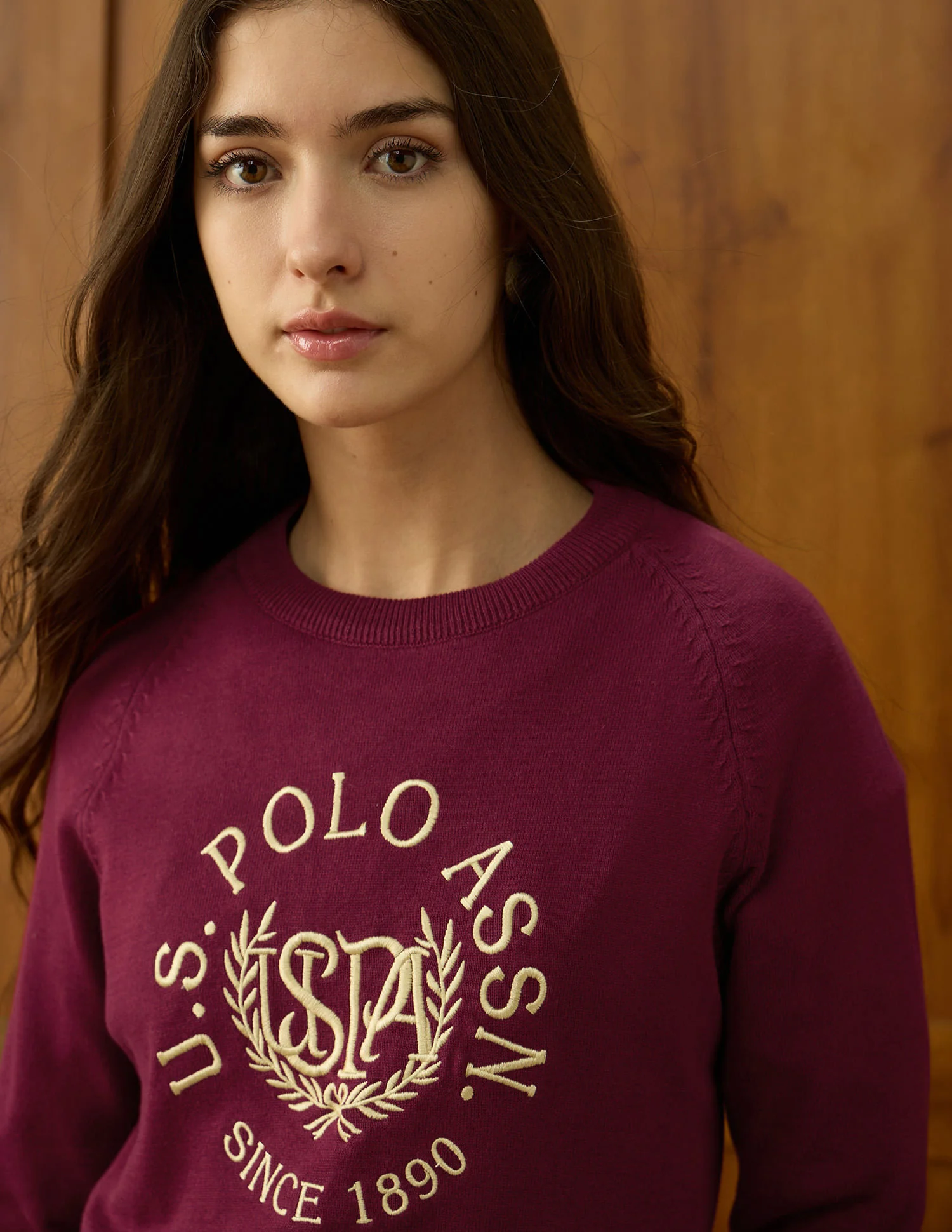 Brand Printed Raglan Fit Sweater - Image 7
