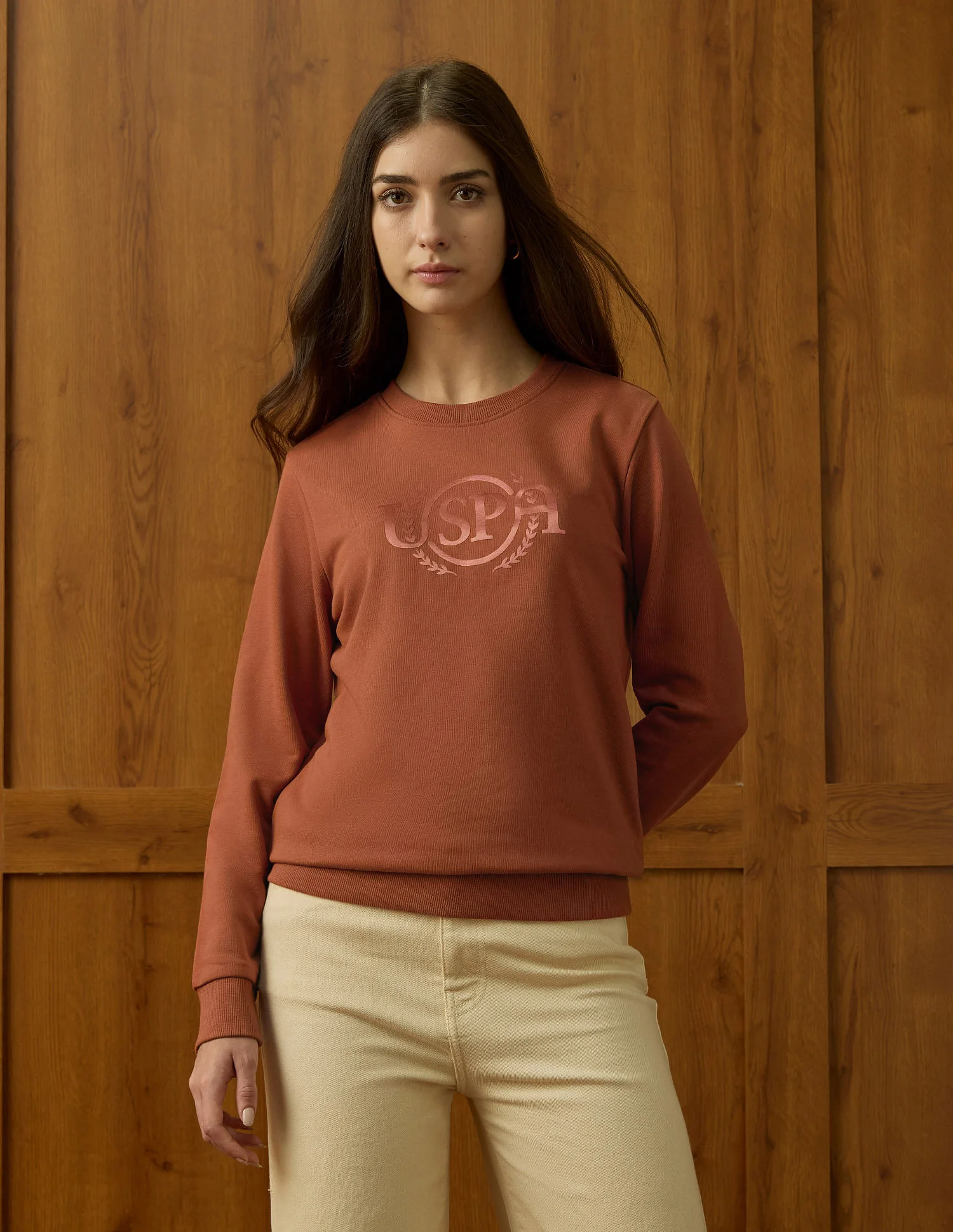 Brand Printed Regular Fit Sweatshirt - Image 6