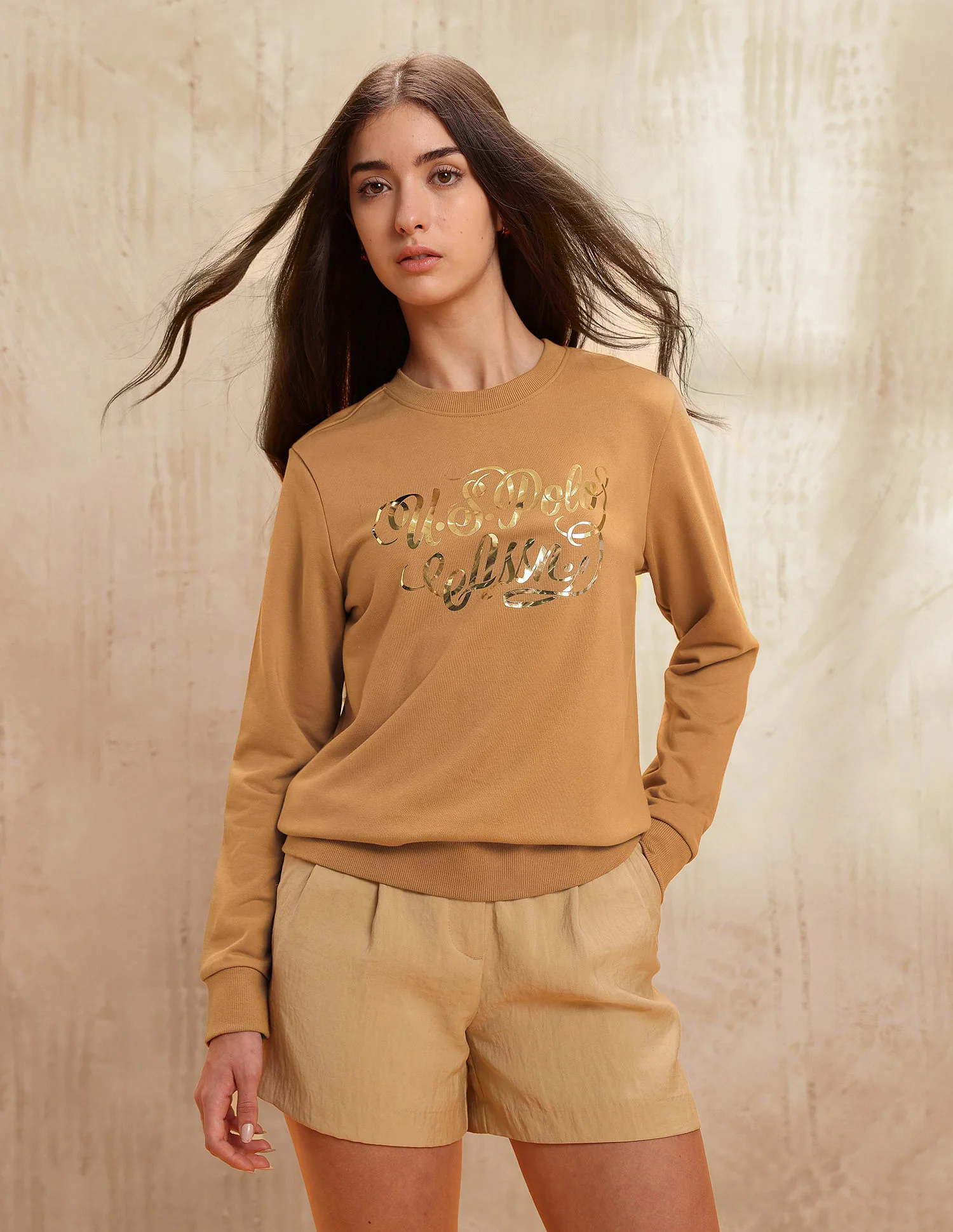 Brand Printed Regular Fit Sweatshirt - Image 6