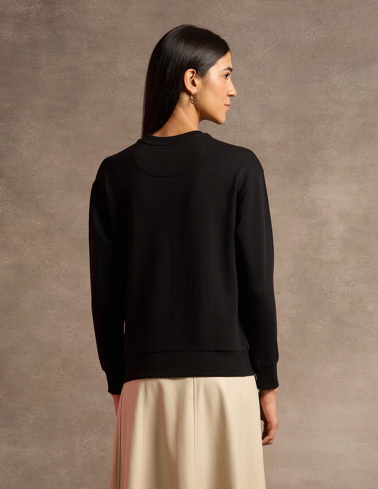 Brand Printed Regular Fit Sweatshirt - Image 5