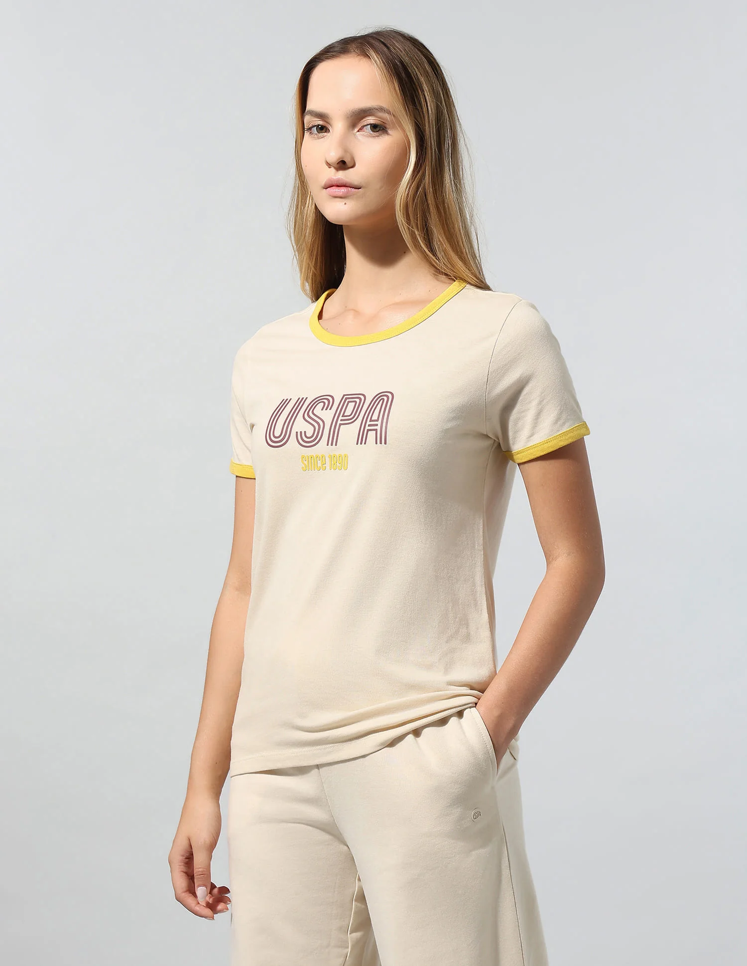 Brand Printed Regular Fit T-Shirt - Image 4