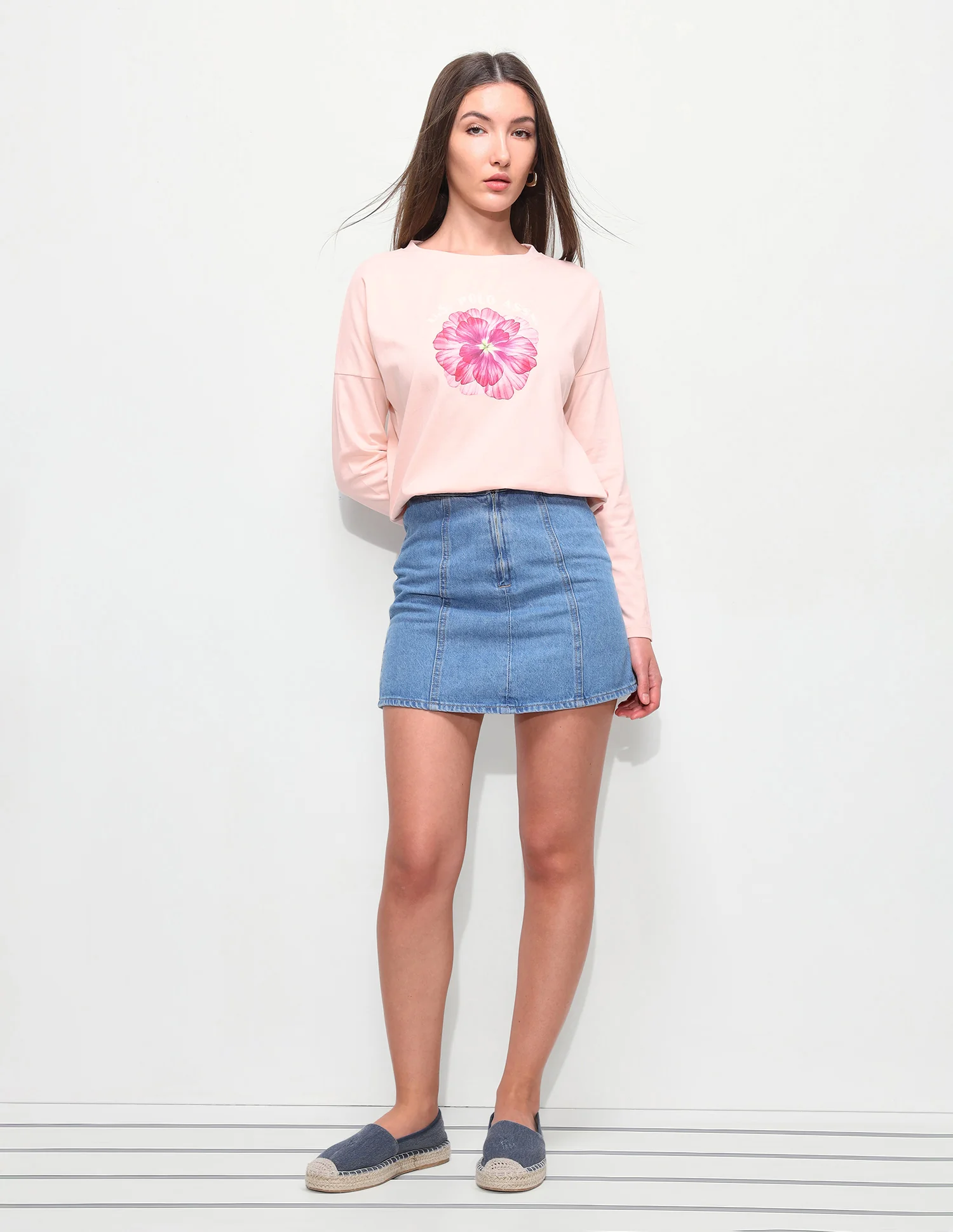 Brand Printed Relaxed Fit T-Shirt - Image 3