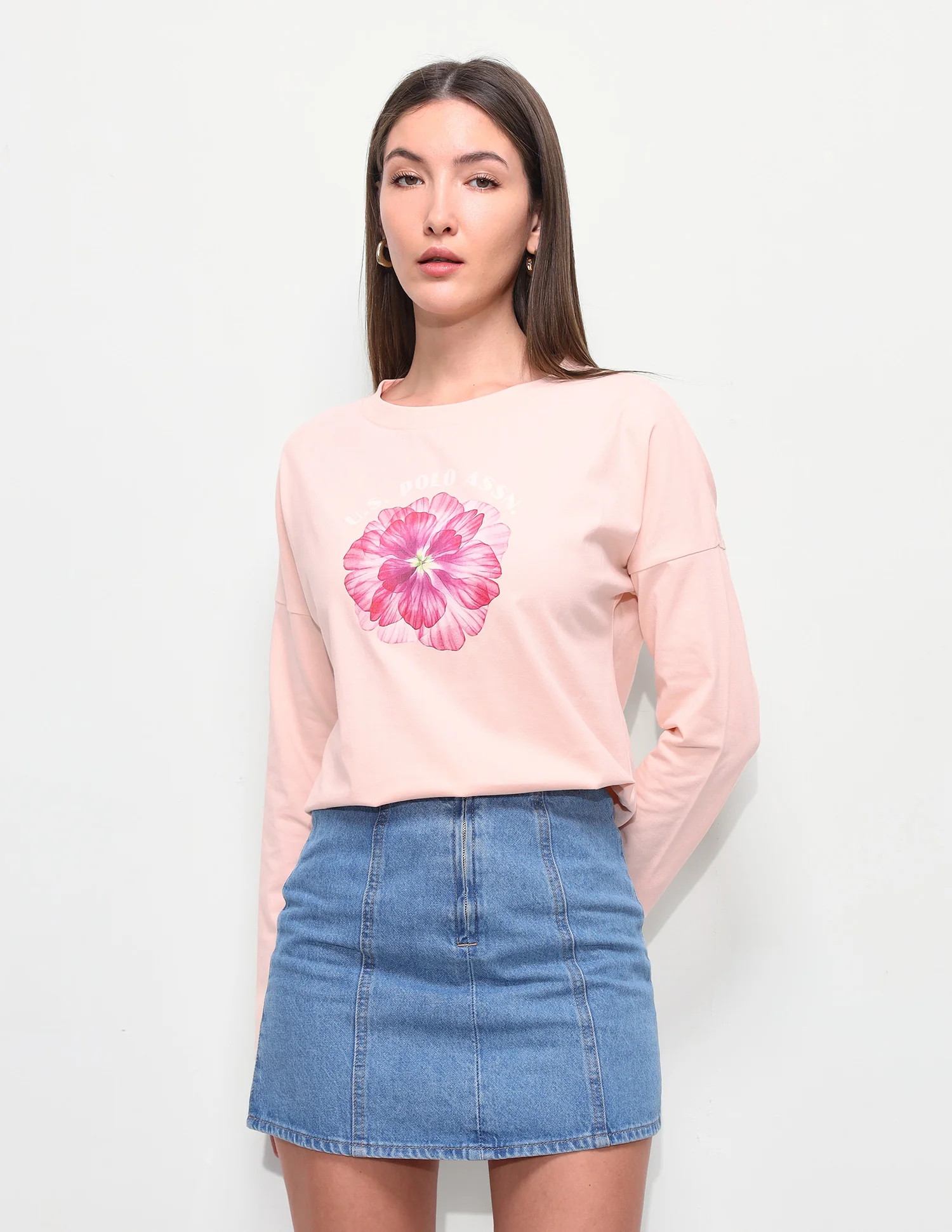 Brand Printed Relaxed Fit T-Shirt - Image 6