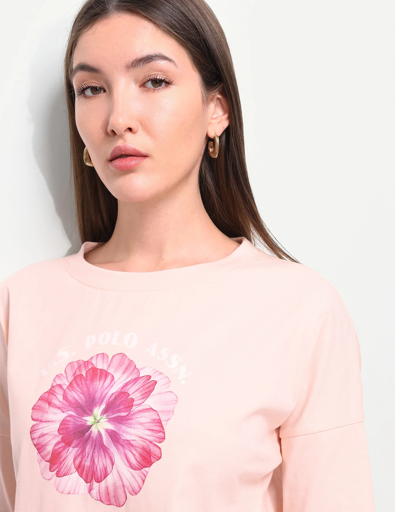Brand Printed Relaxed Fit T-Shirt - Image 7