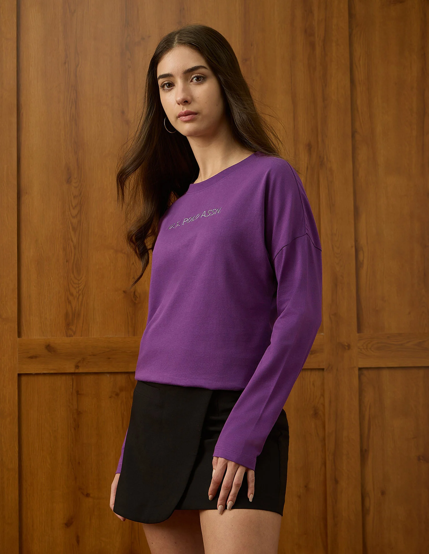 Brand Printed Relaxed Fit T-Shirt - Image 4