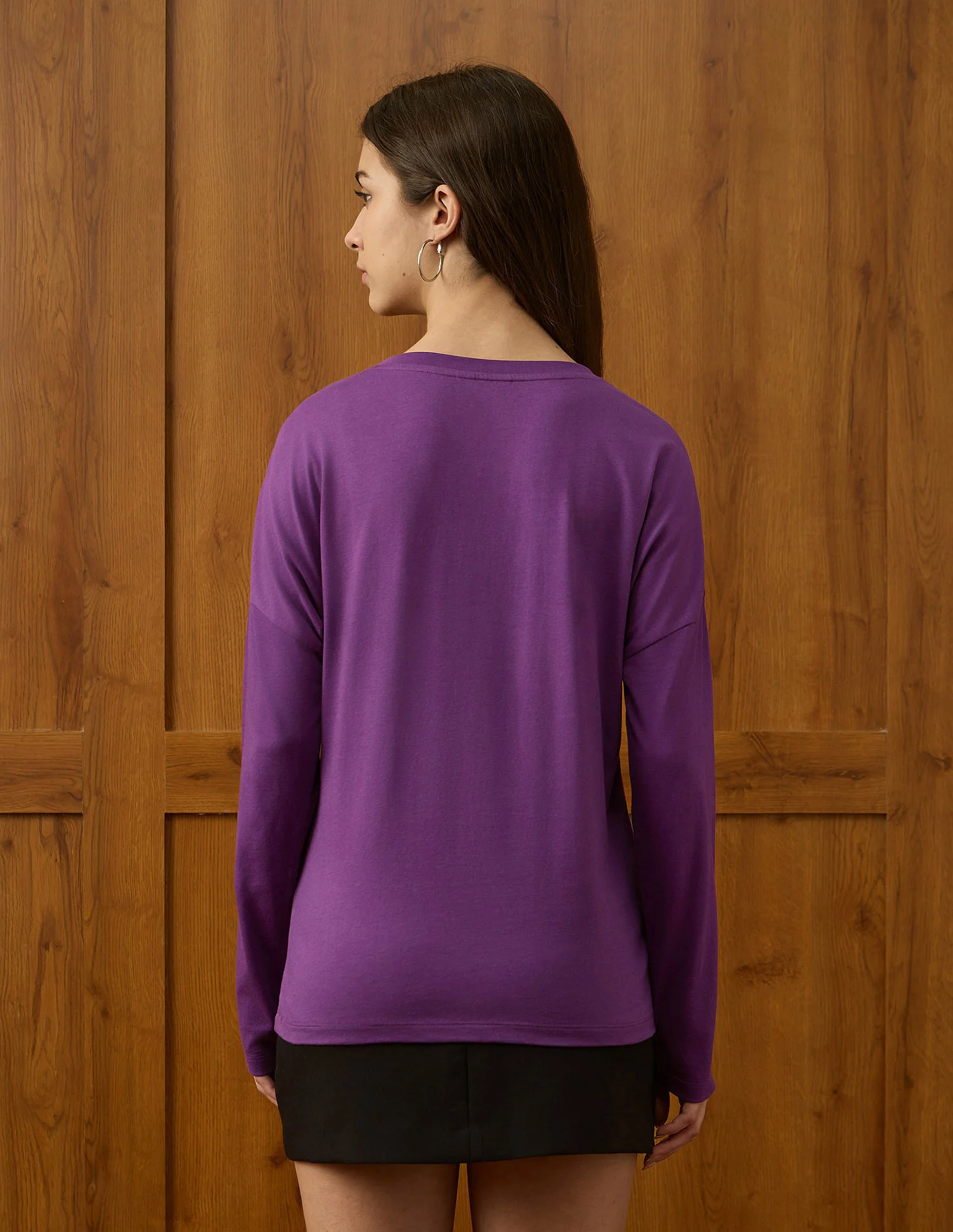 Brand Printed Relaxed Fit T-Shirt - Image 5