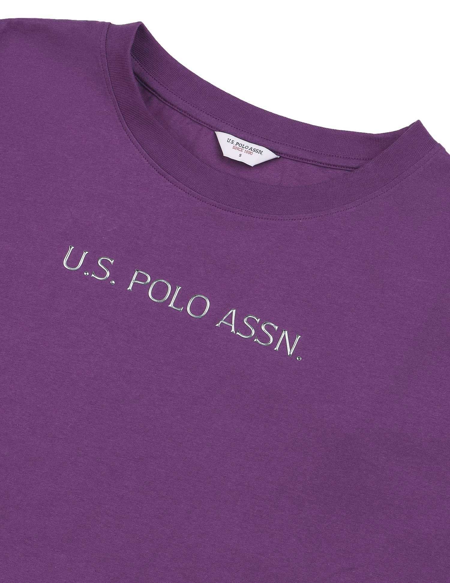 Brand Printed Relaxed Fit T-Shirt - Image 8