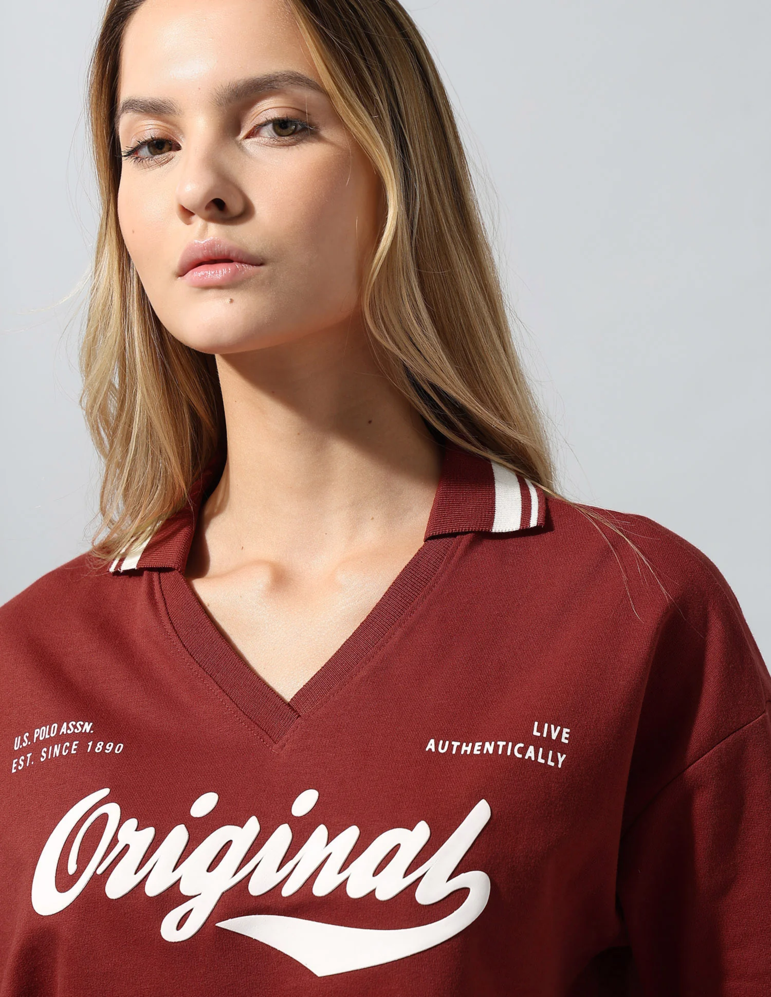 Brand Printed Relaxed Polo Shirt - Image 7
