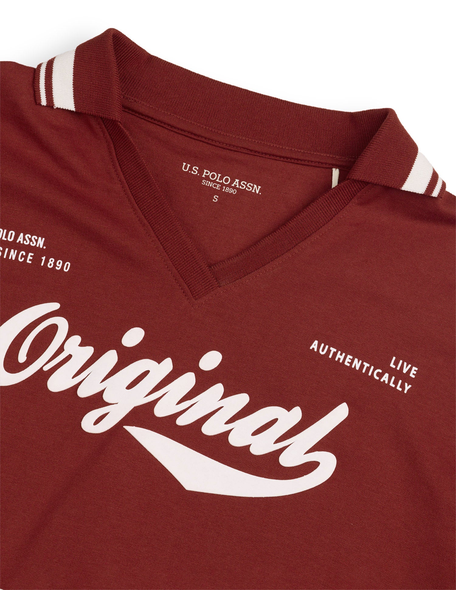Brand Printed Relaxed Polo Shirt - Image 8