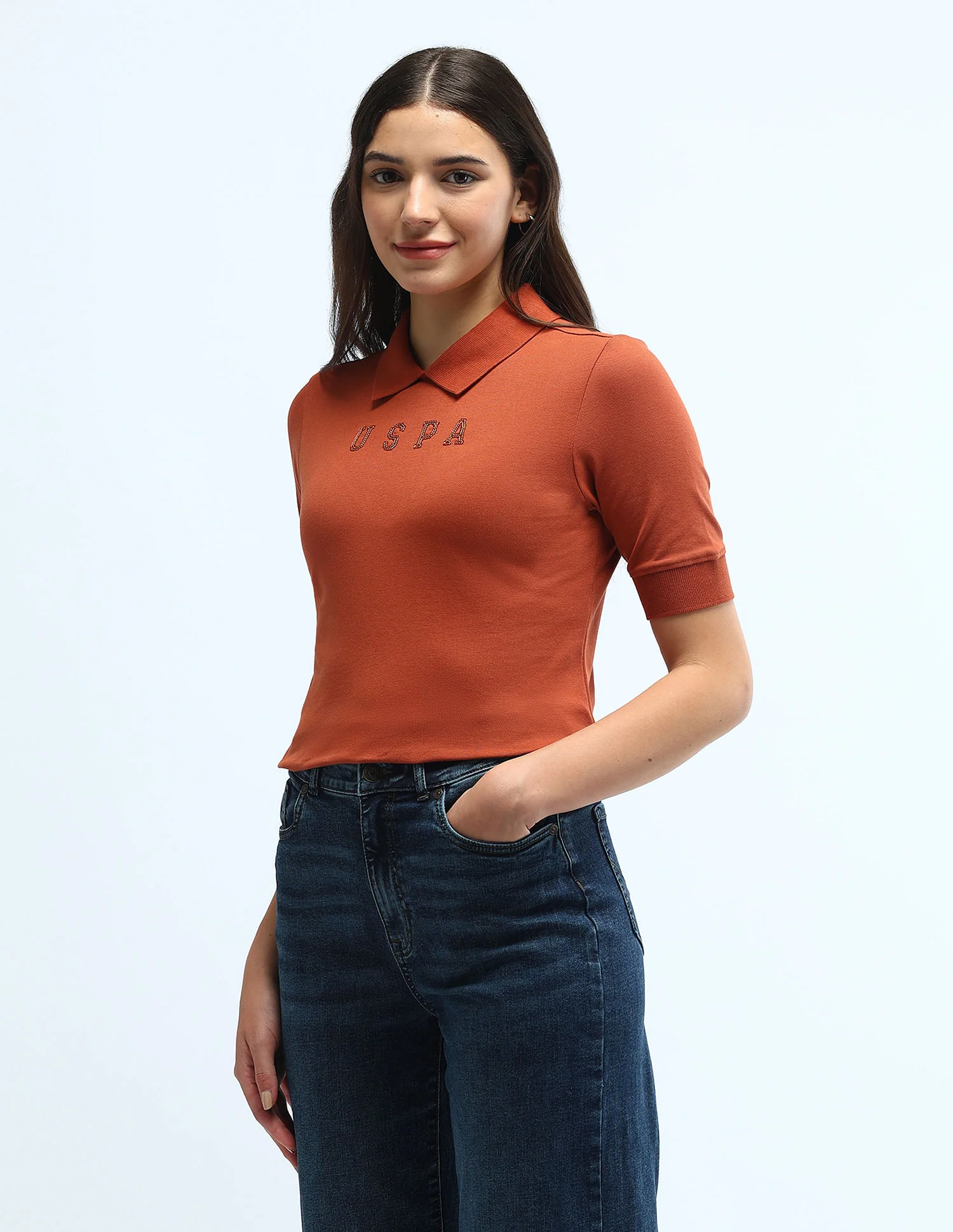 Brand Regular Fit Polo Shirt - Image 4