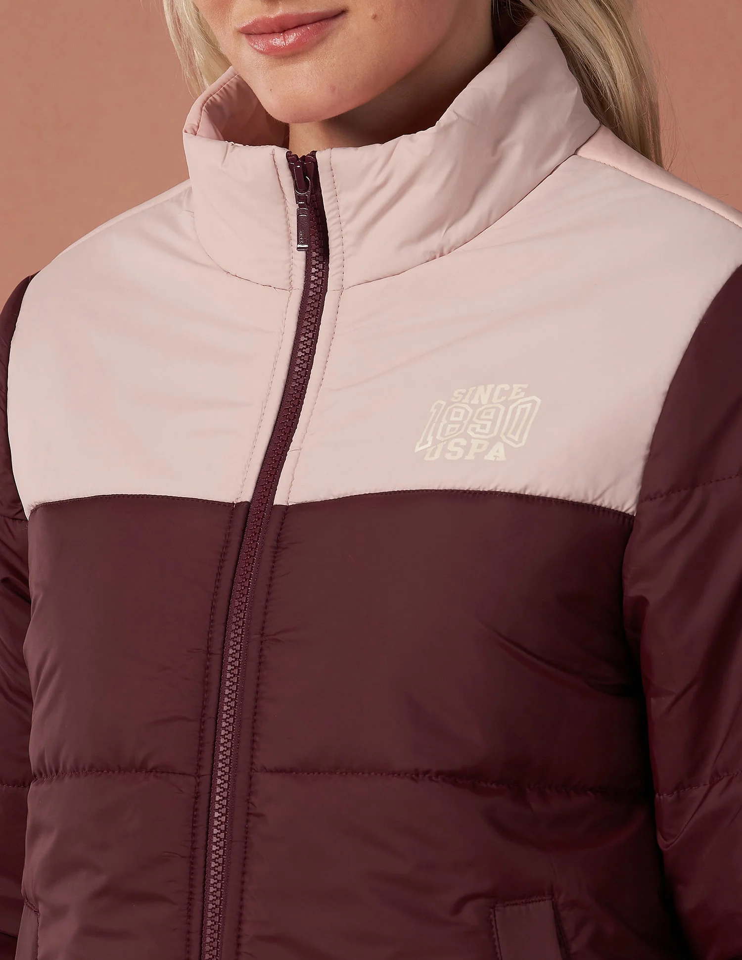 Color Blocked Puffer Jacket - Image 7