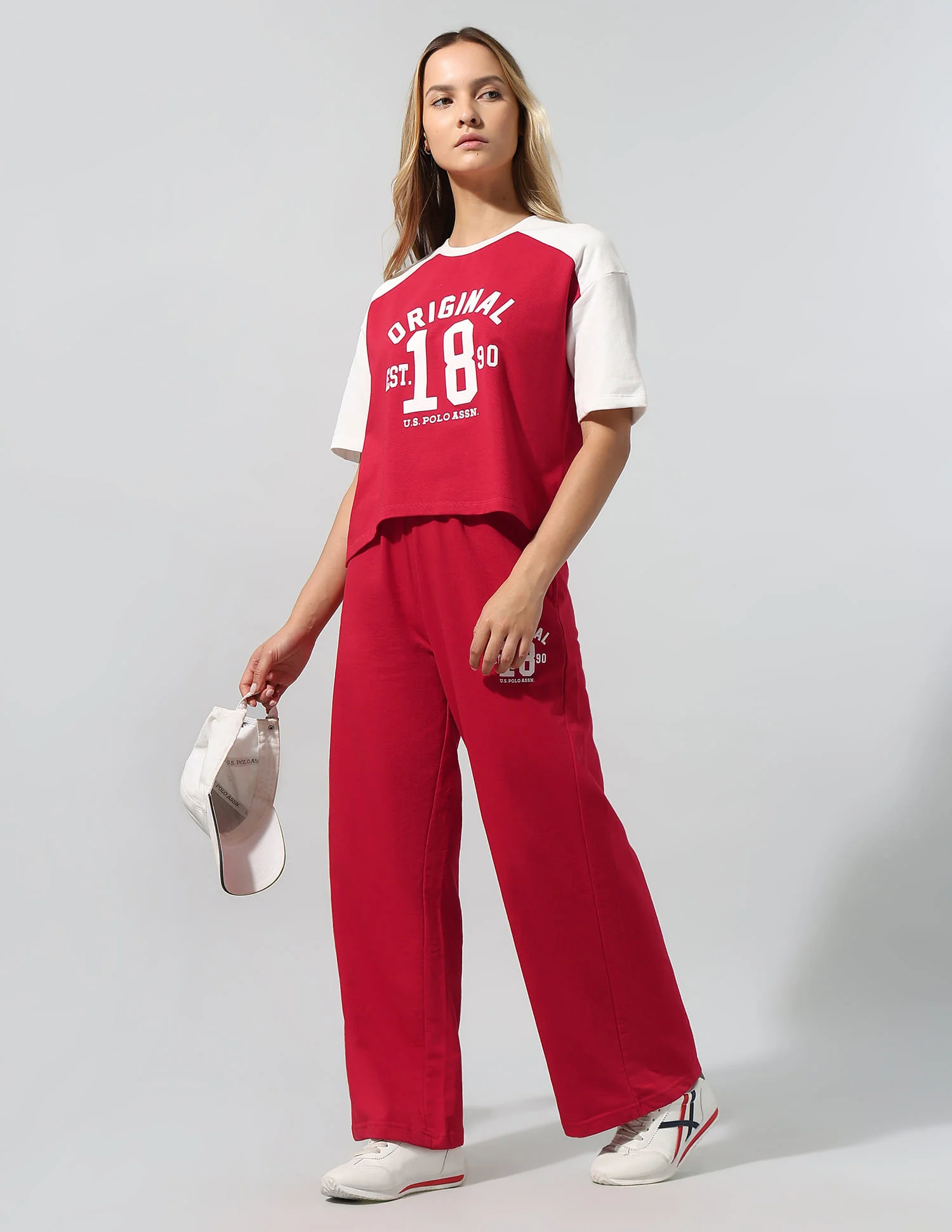 Colorblocked Relaxed T-Shirt With Wideleg Pant - Image 3