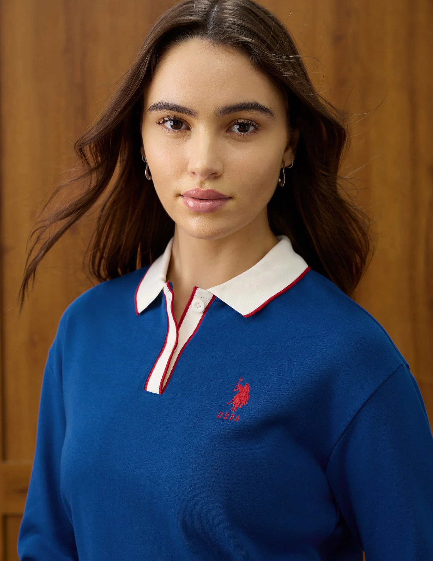 Colourblocked Regular Fit Polo Collar Sweater - Image 7