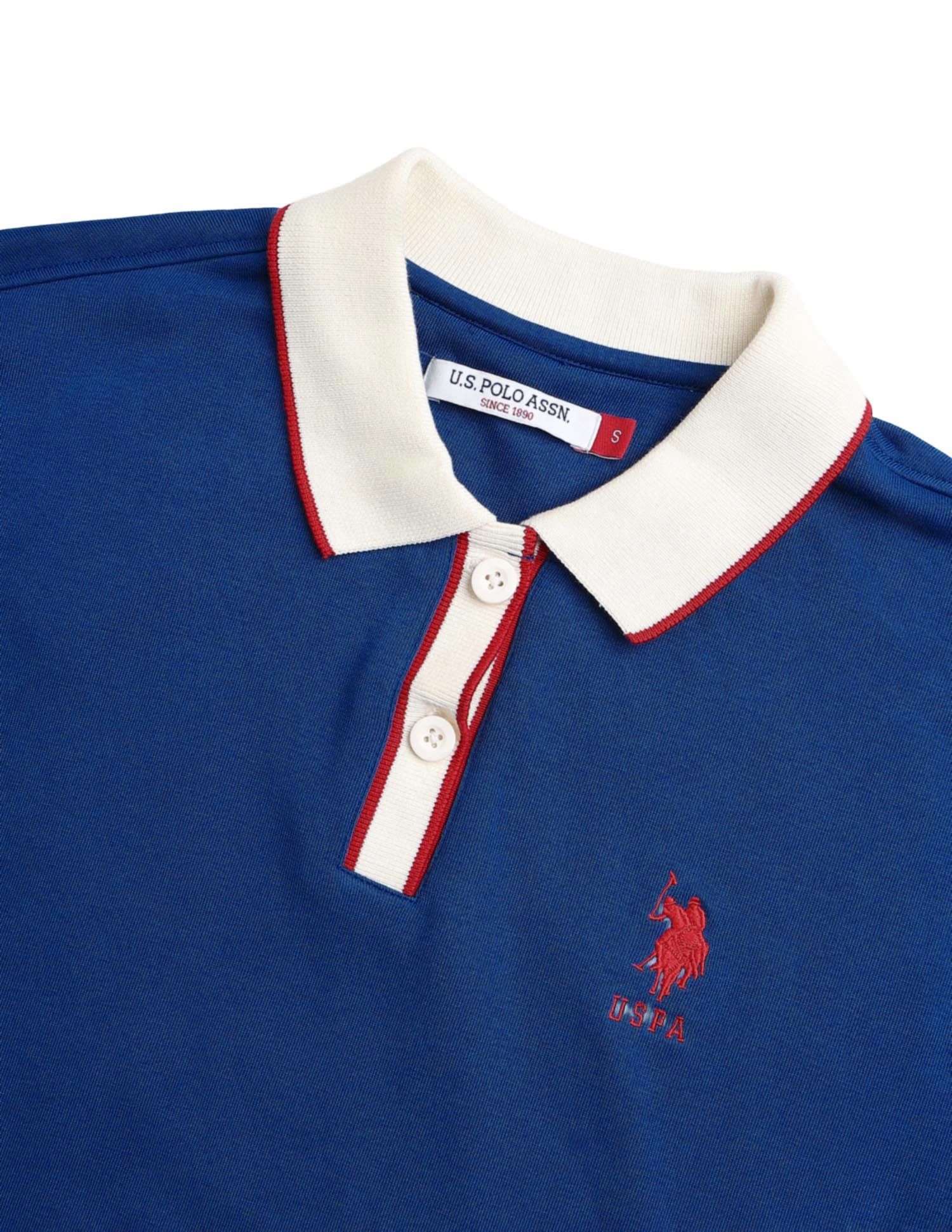 Colourblocked Regular Fit Polo Collar Sweater - Image 8