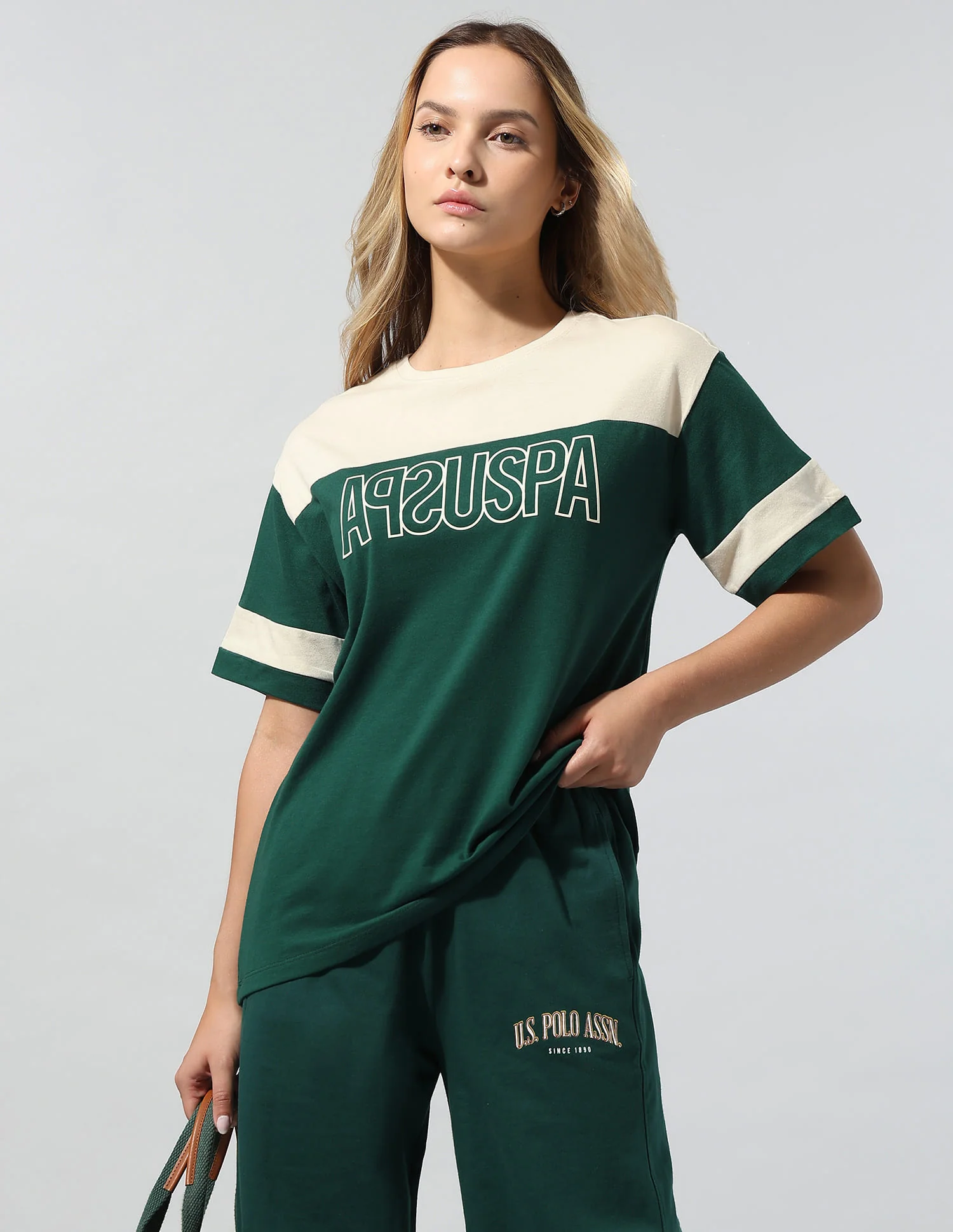 Colourblocked Relaxed T-Shirt