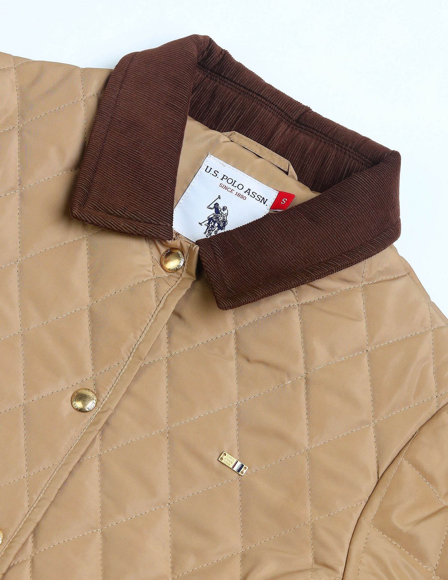 Contrast Collar Puffer Jacket - Image 2