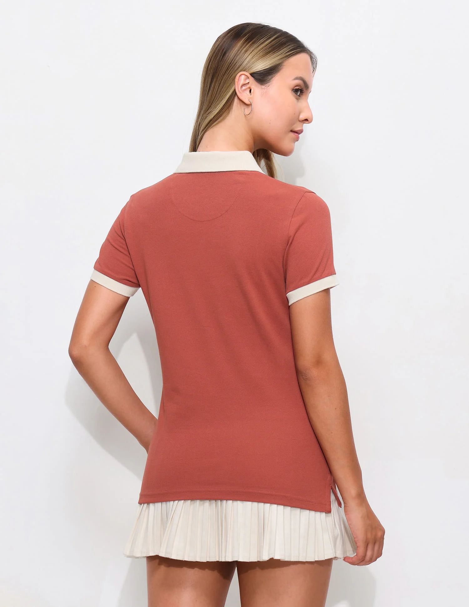 Contrast Collar Regular Fit Polo Shirt - Image 5