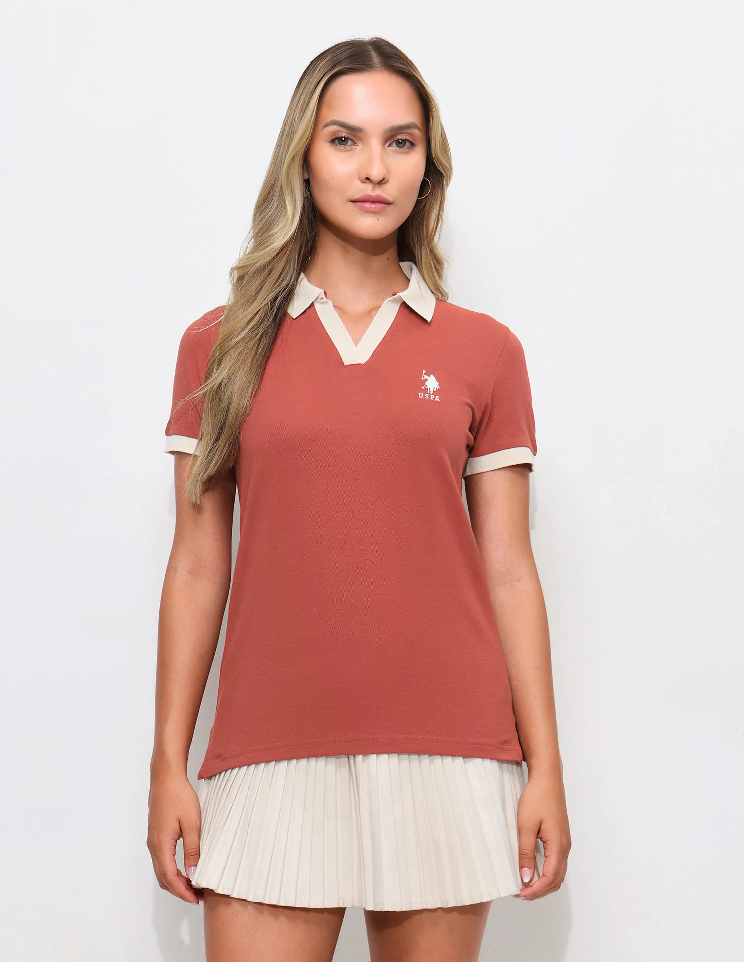 Contrast Collar Regular Fit Polo Shirt - Image 6