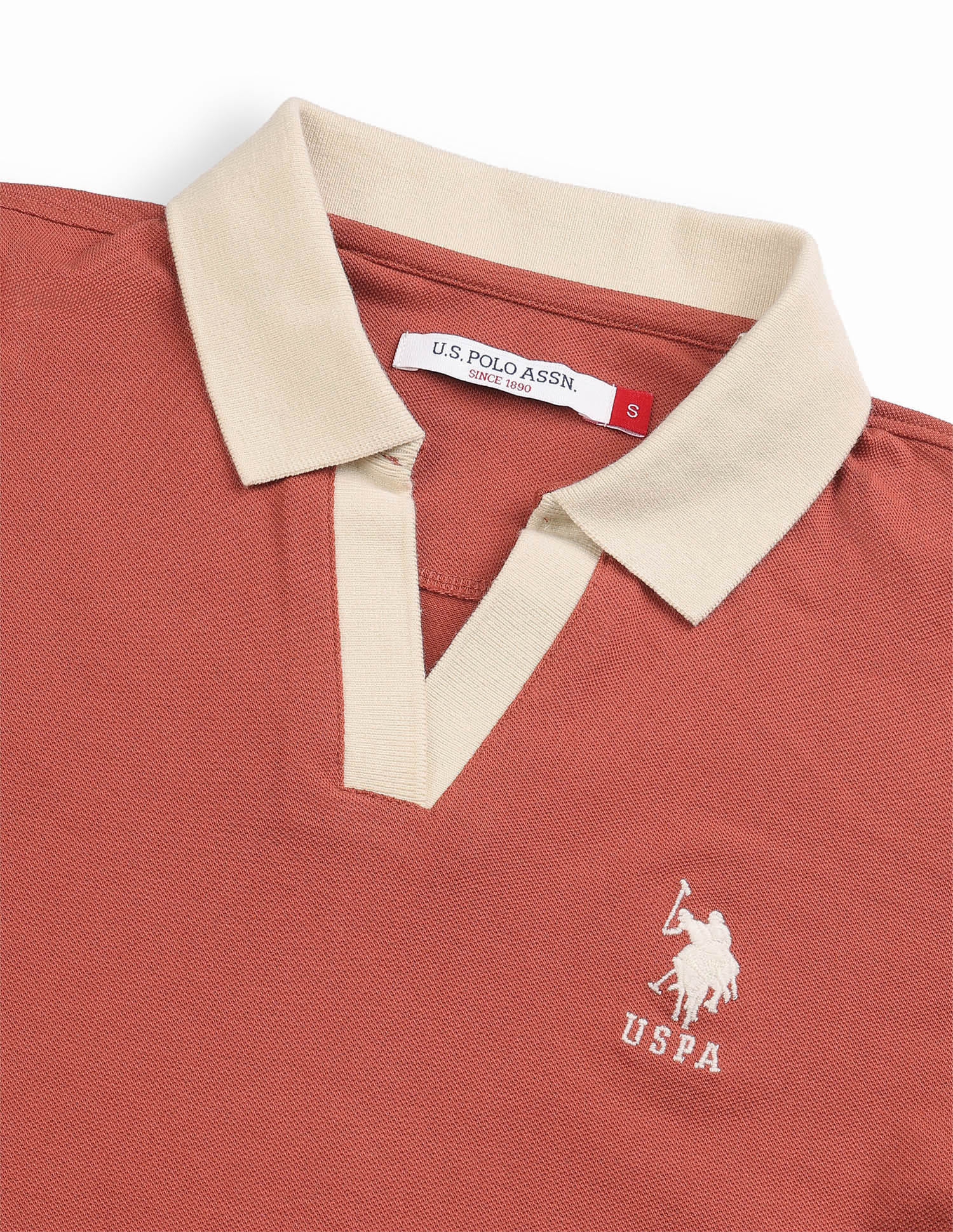Contrast Collar Regular Fit Polo Shirt - Image 8