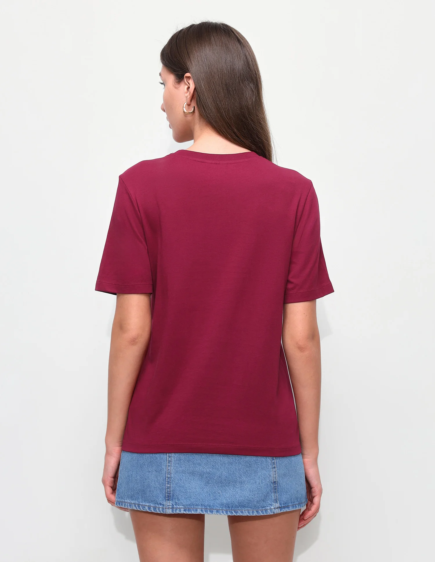 Cord Brand Embroidered Boxy Fit T-Shirt - Image 5