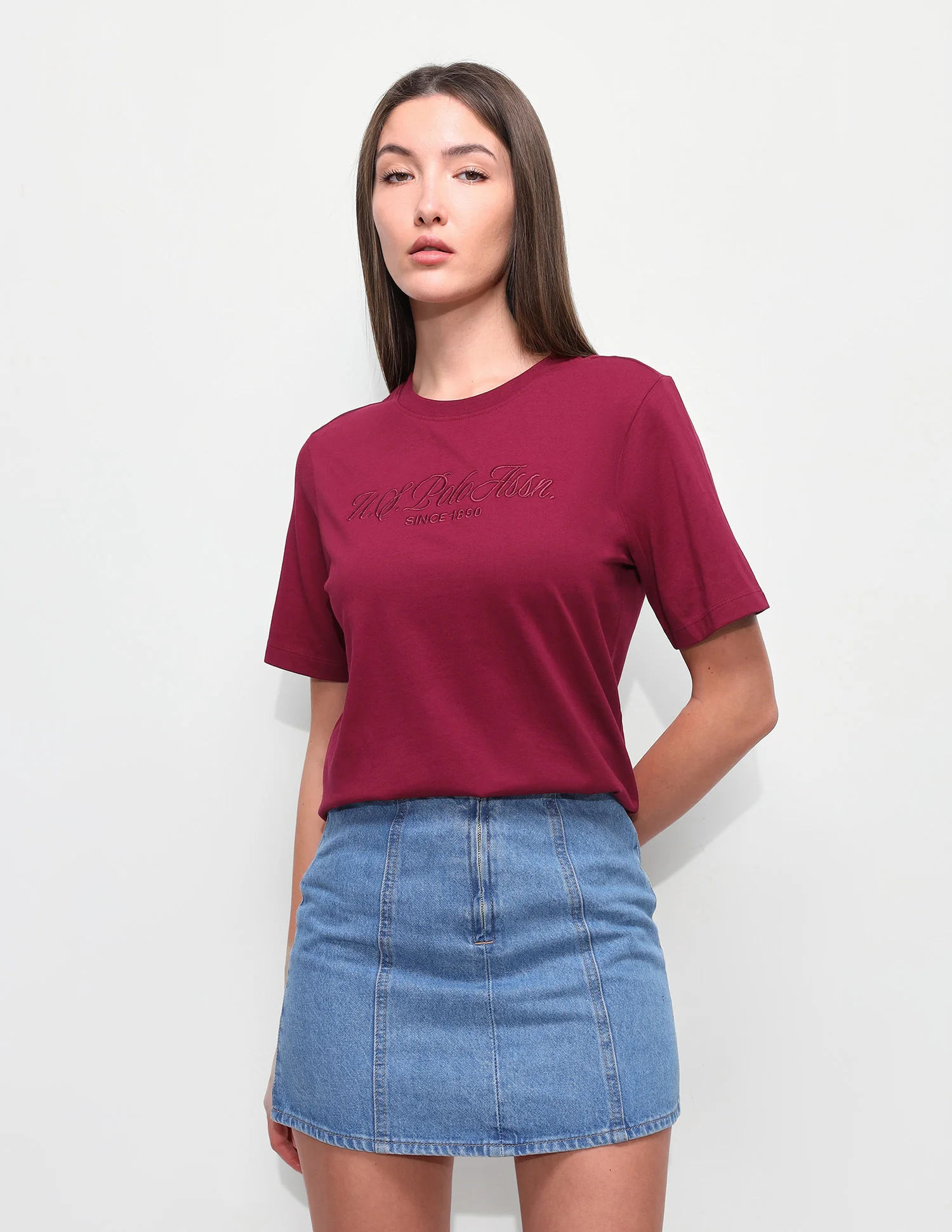 Cord Brand Embroidered Boxy Fit T-Shirt - Image 6