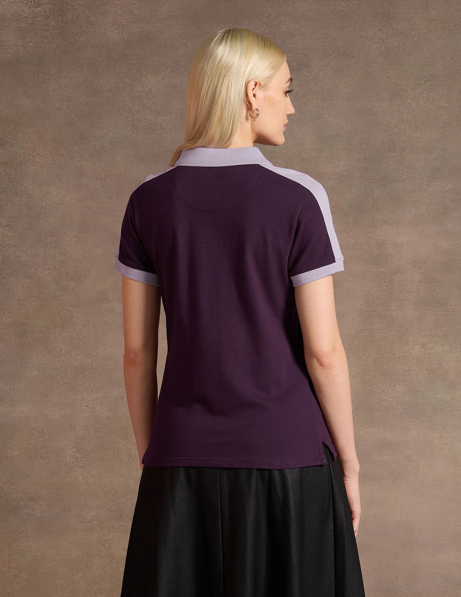 Cotton Colour Blocked Polo Shirt - Image 5