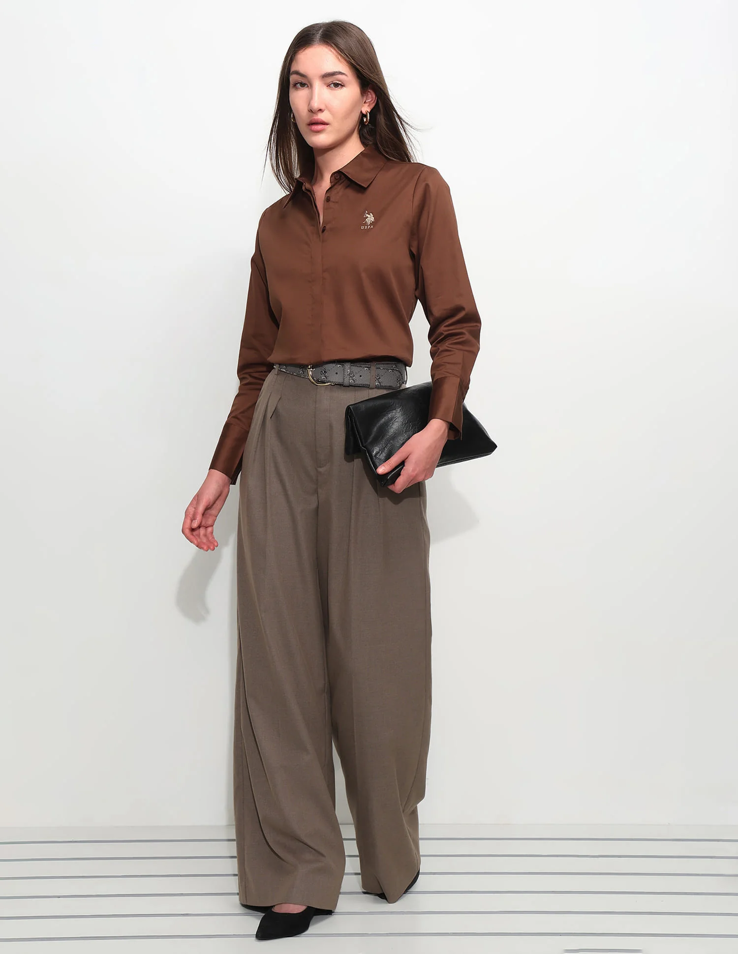 Cotton Sateen Regular Fit Shirt - Image 3