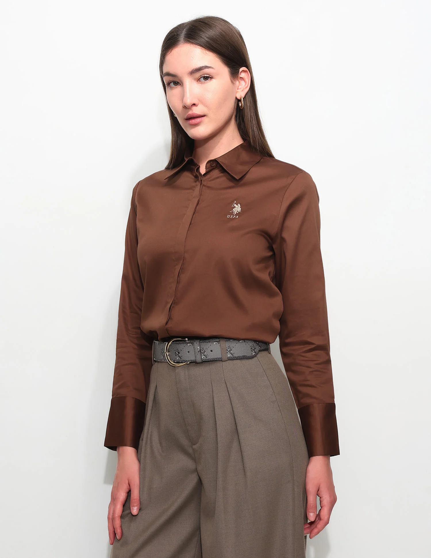Cotton Sateen Regular Fit Shirt - Image 4