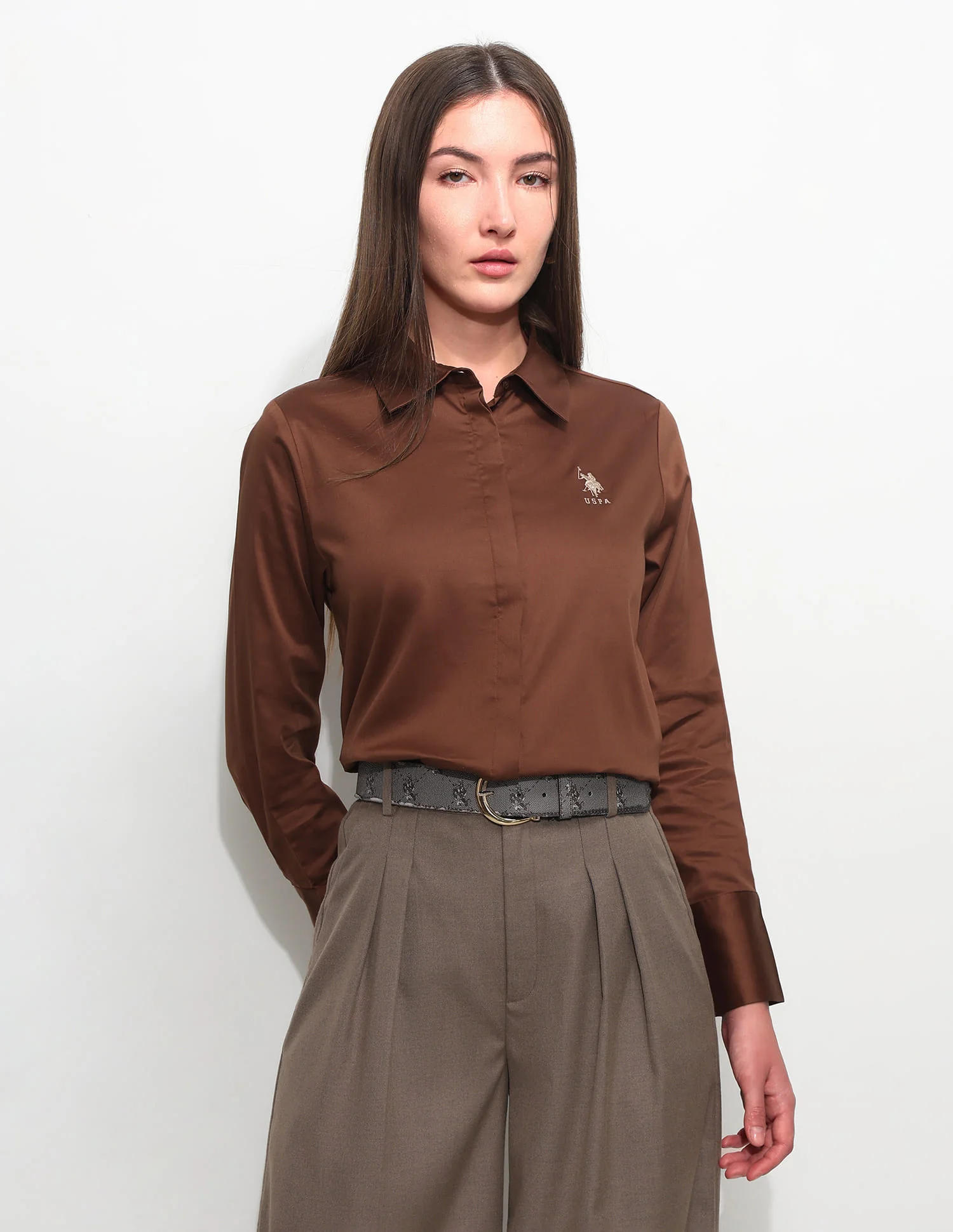 Cotton Sateen Regular Fit Shirt - Image 6
