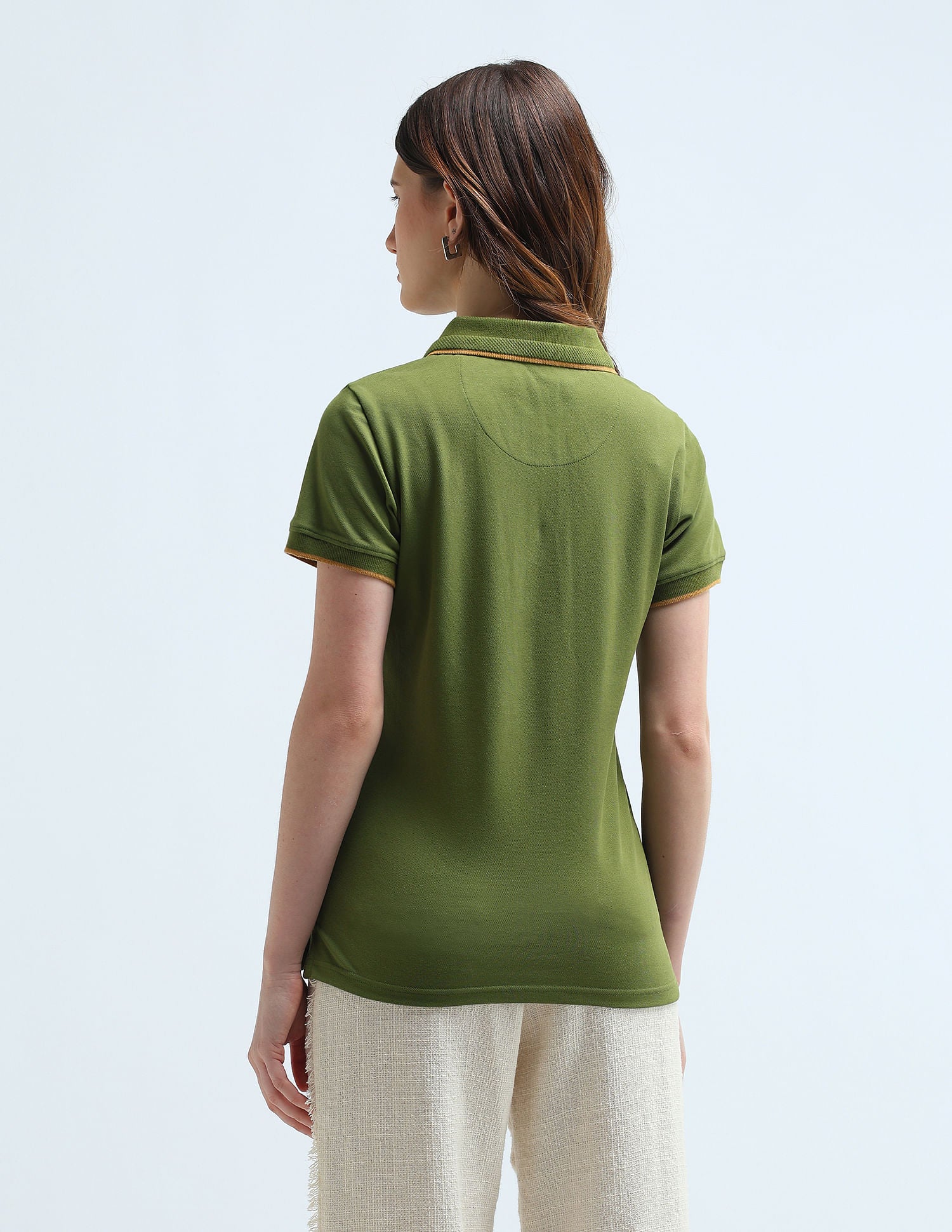 Crest Logo Cotton Polo Shirt - Image 5